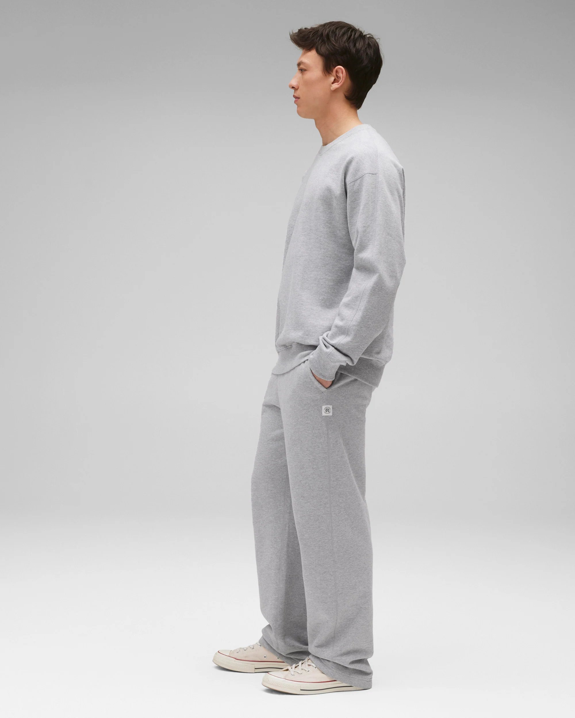 Midweight Terry Relaxed Crewneck - Vault