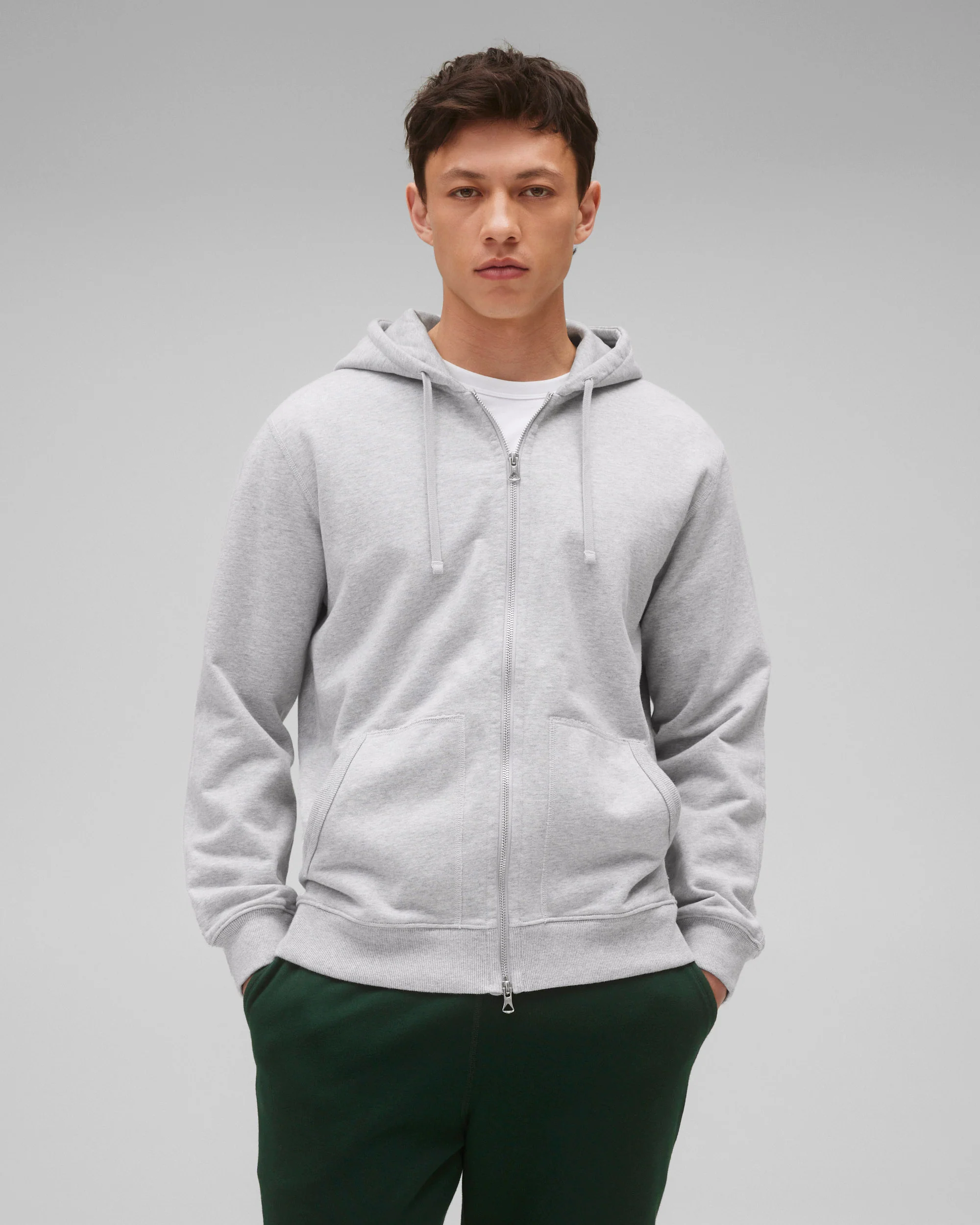 Midweight Terry Classic Full Zip Hoodie - Vault