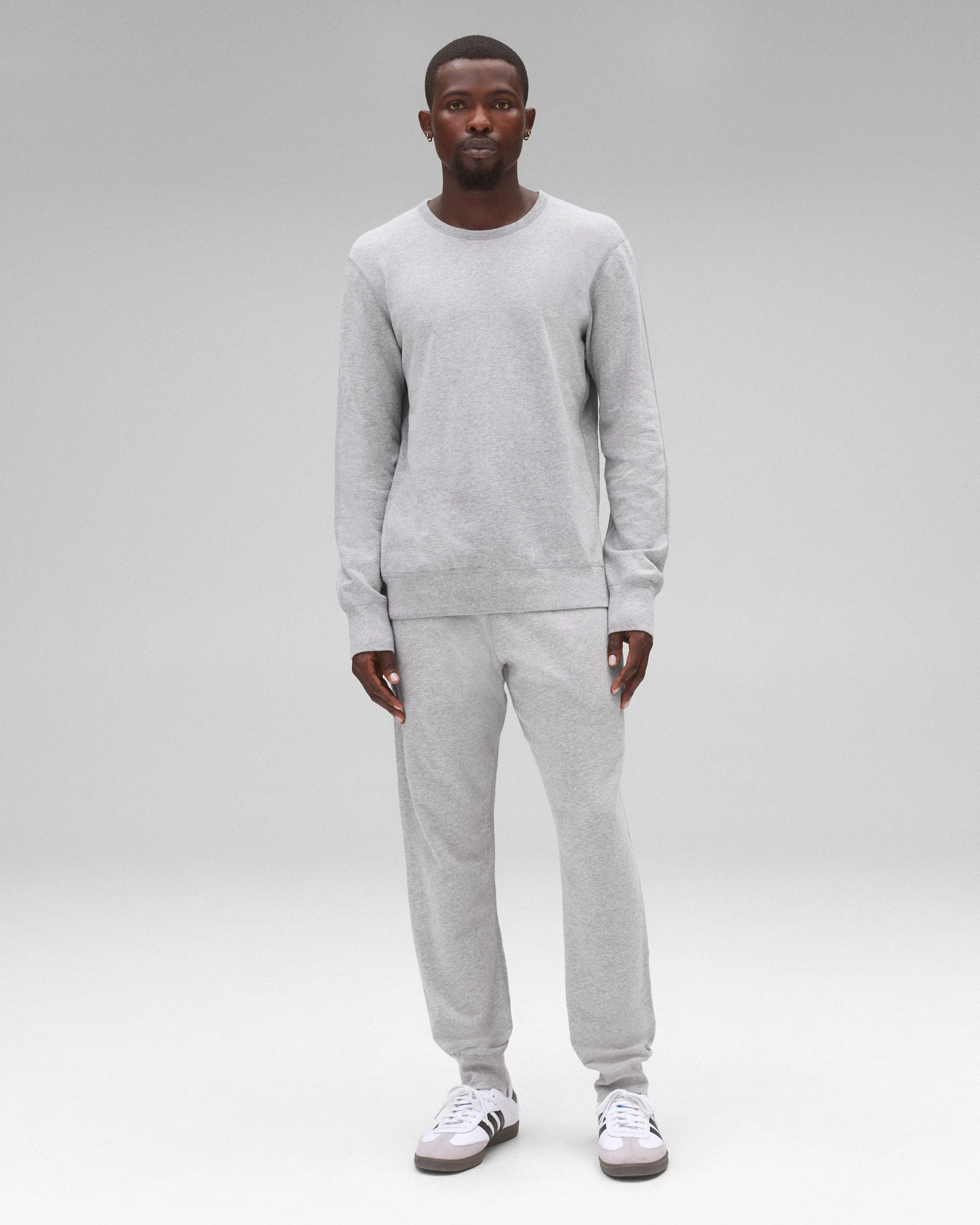Lightweight Terry Slim Crewneck - Vault