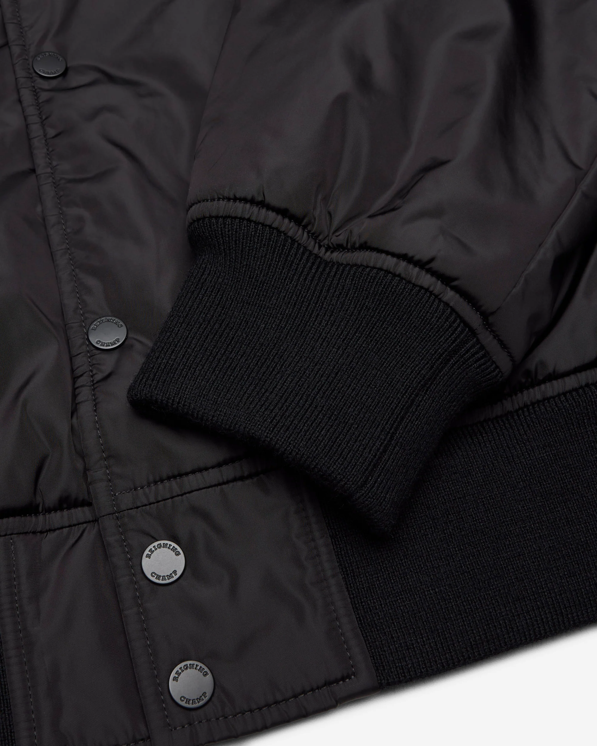 Econyl Satin Nylon Stadium Jacket