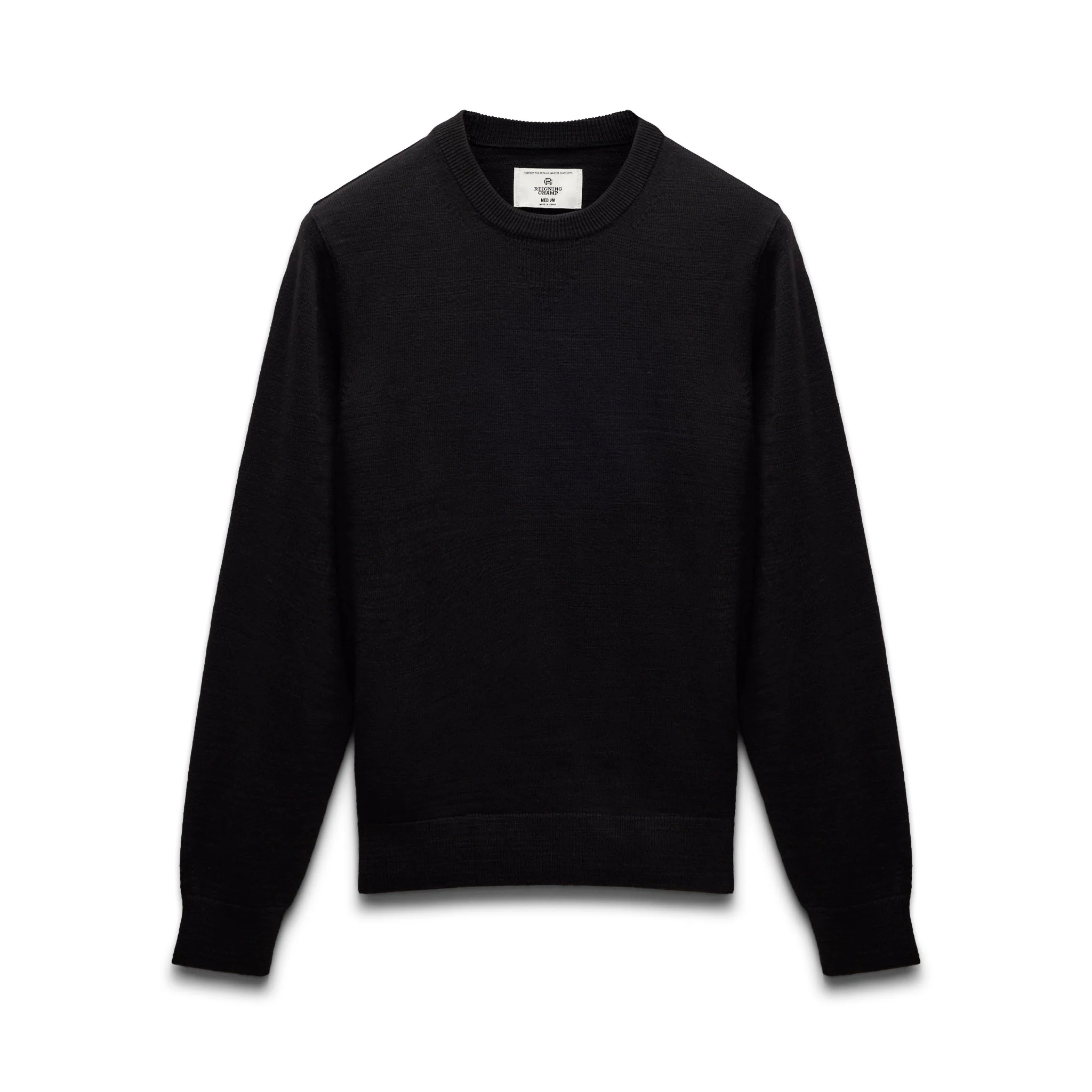 Cotton Slub Laurel Crewneck