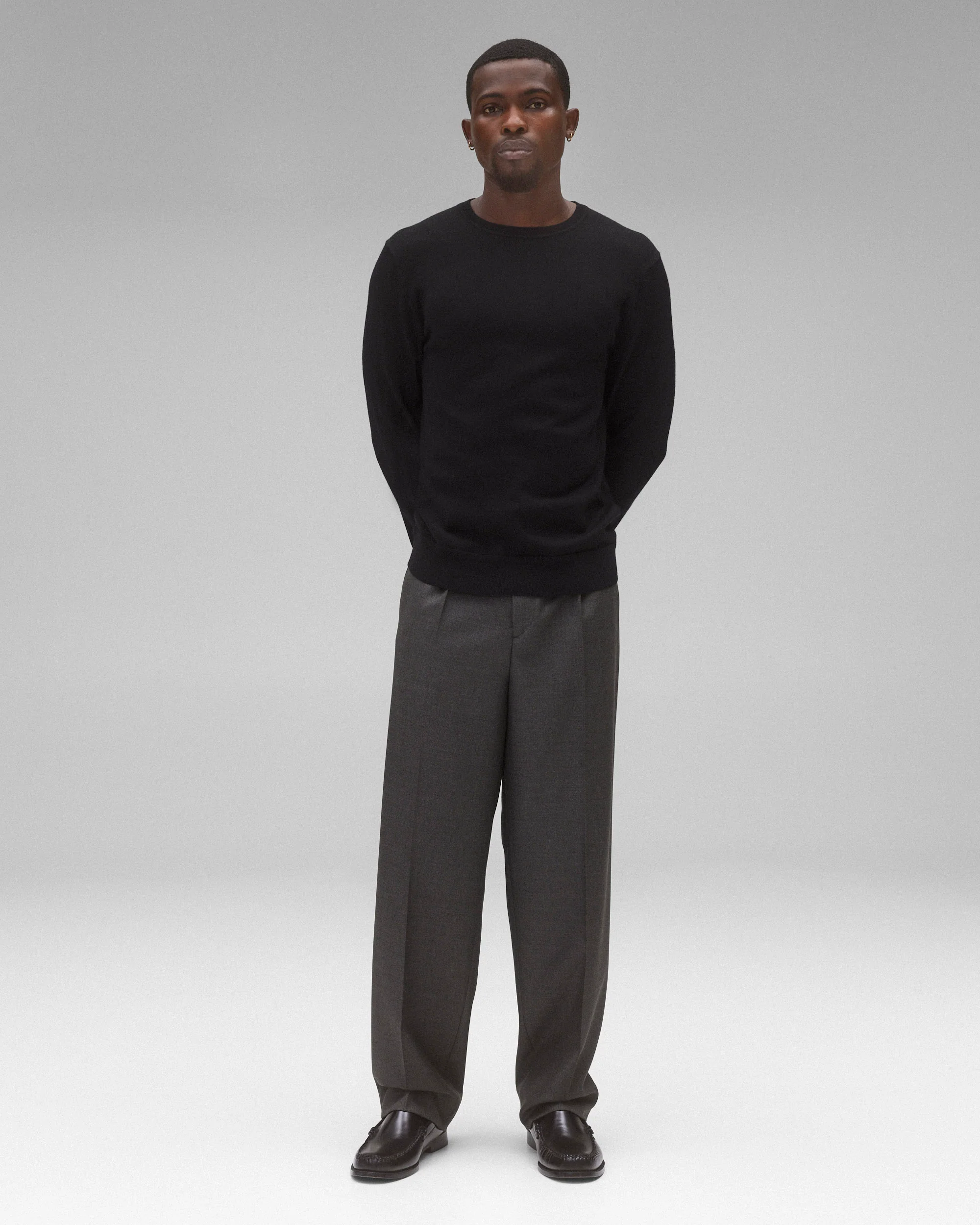 Wool Twill Sophomore Relaxed Trouser