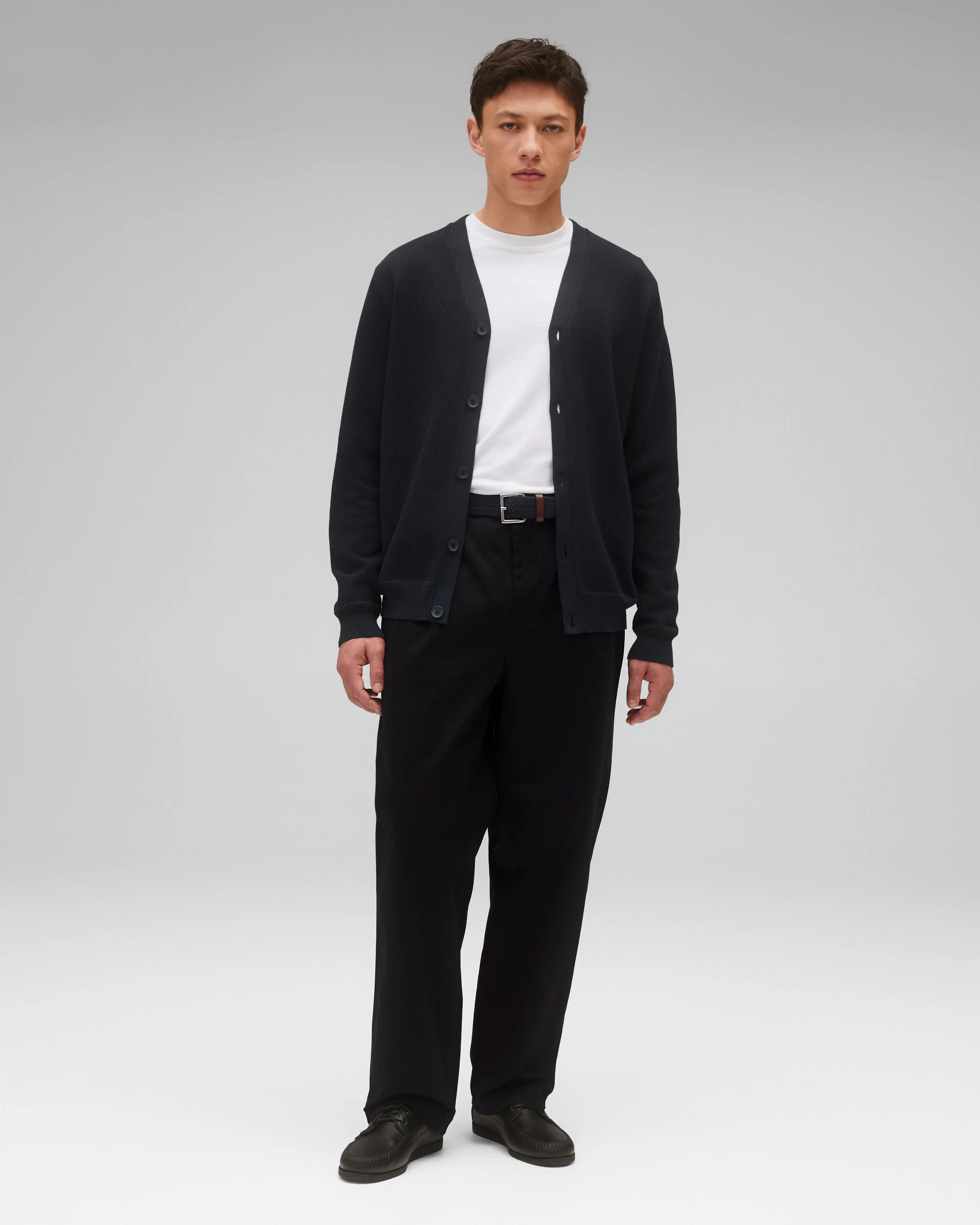 Supima Pique Ace Cardigan