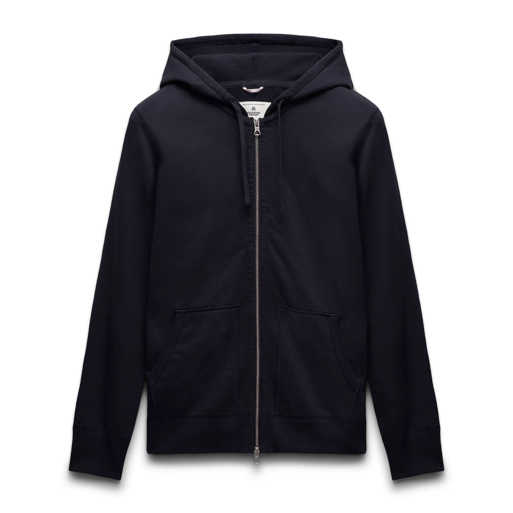 Midweight Terry Slim Zip Hoodie