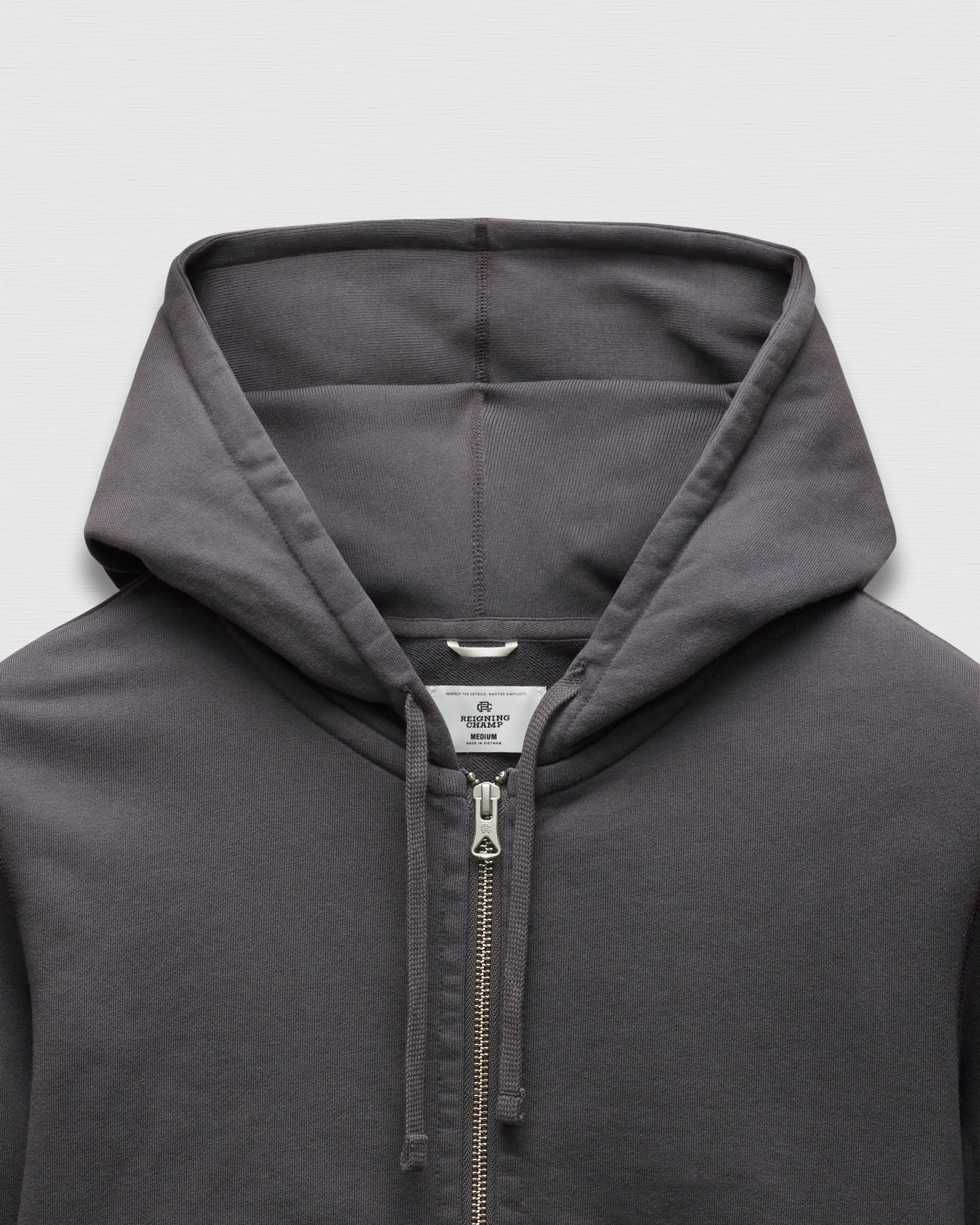 Midweight Terry Slim Zip Hoodie