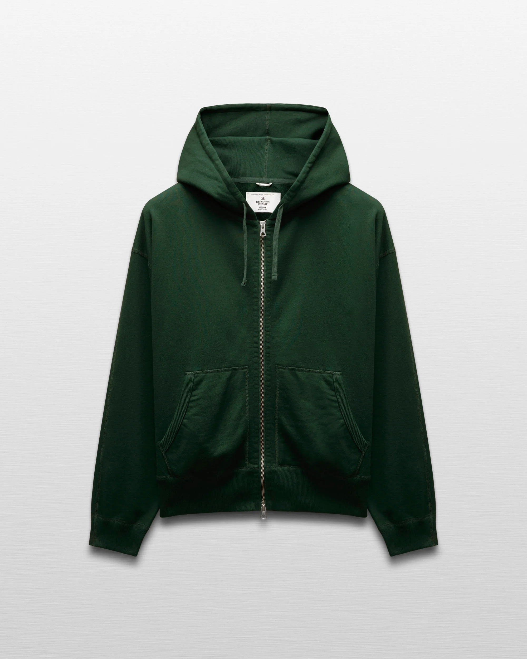 Midweight Terry Relaxed Zip Hoodie