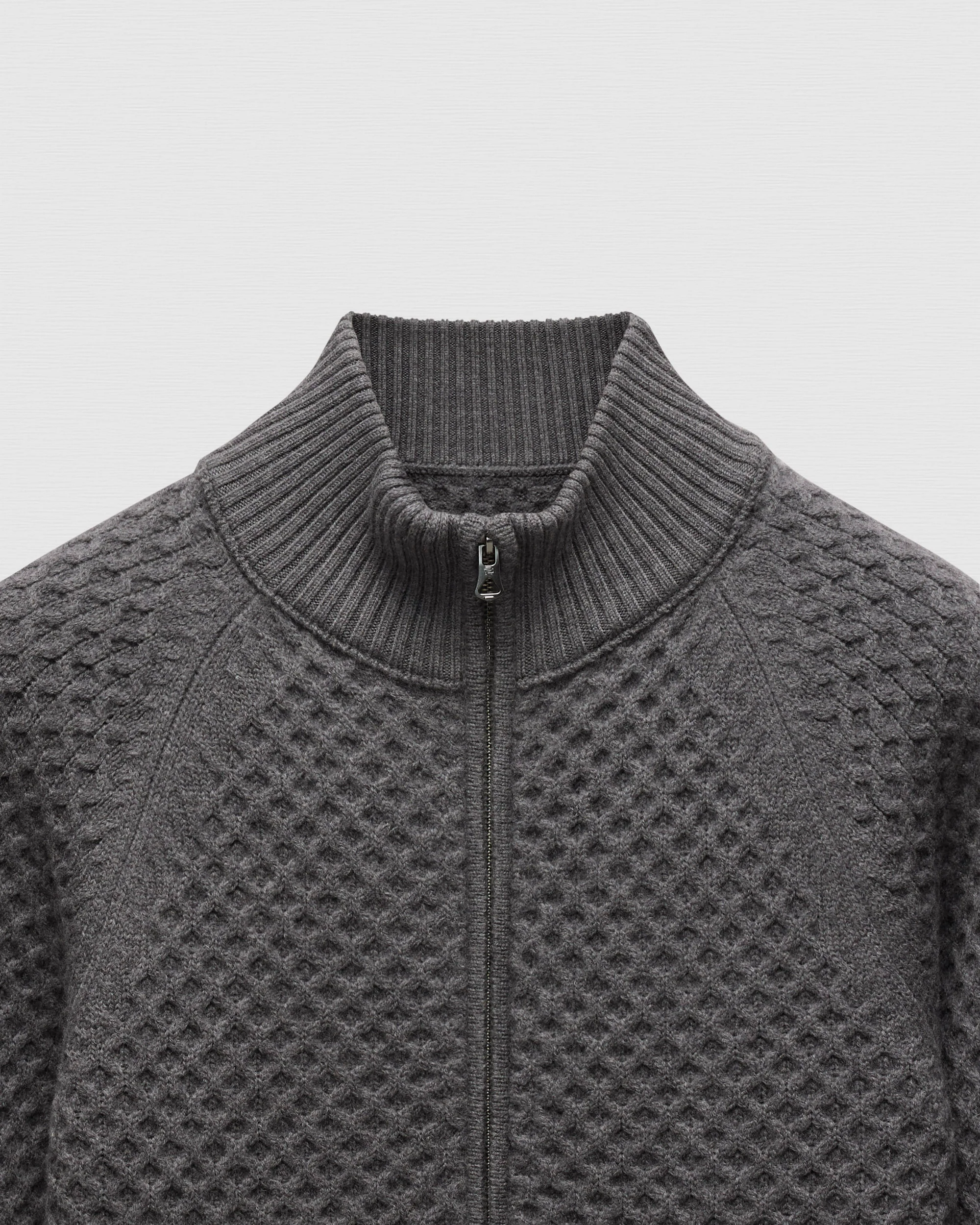 Merino Honeycomb Track Jacket