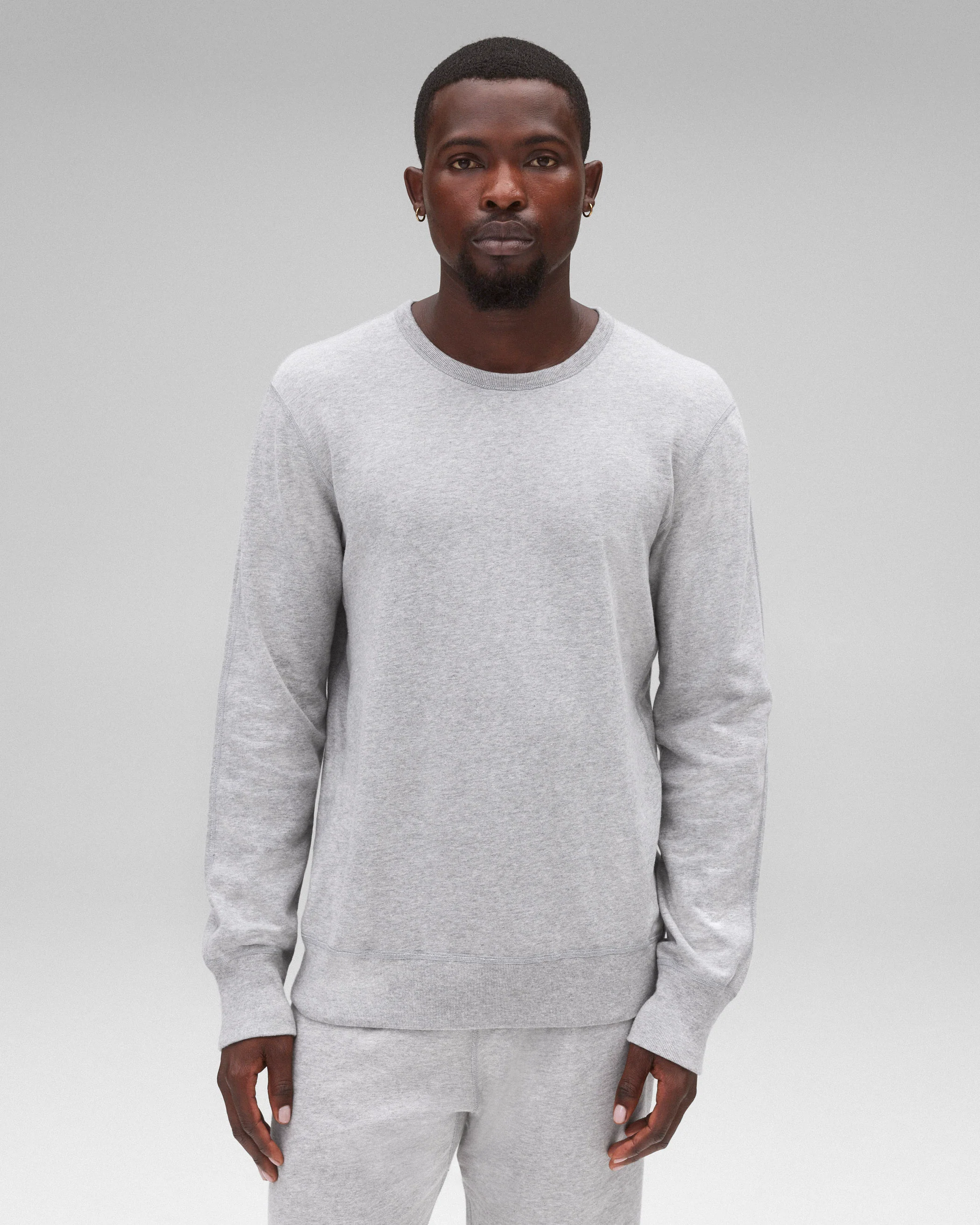Lightweight Terry Slim Crewneck - Vault