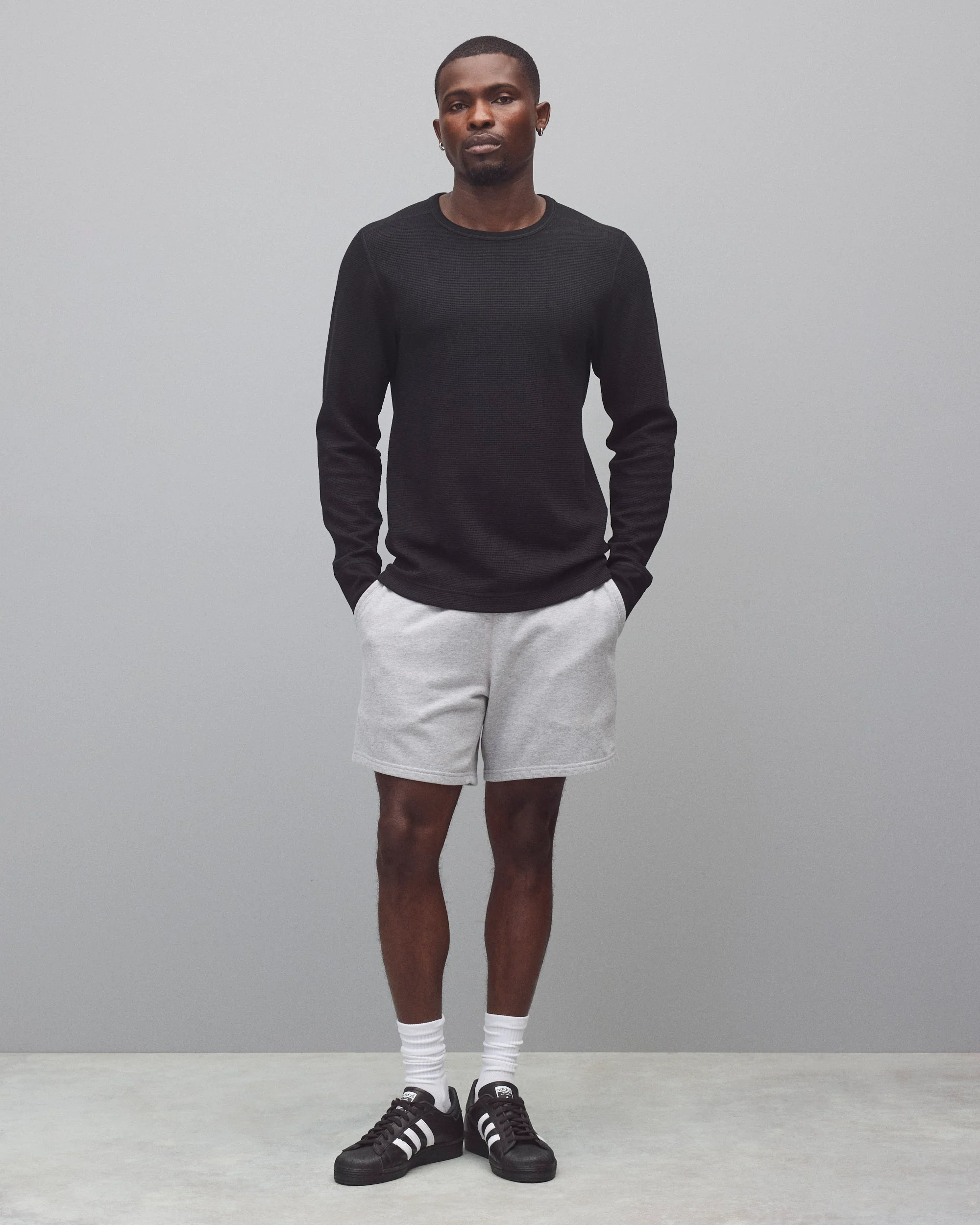 Lightweight Waffle Standard Long Sleeve