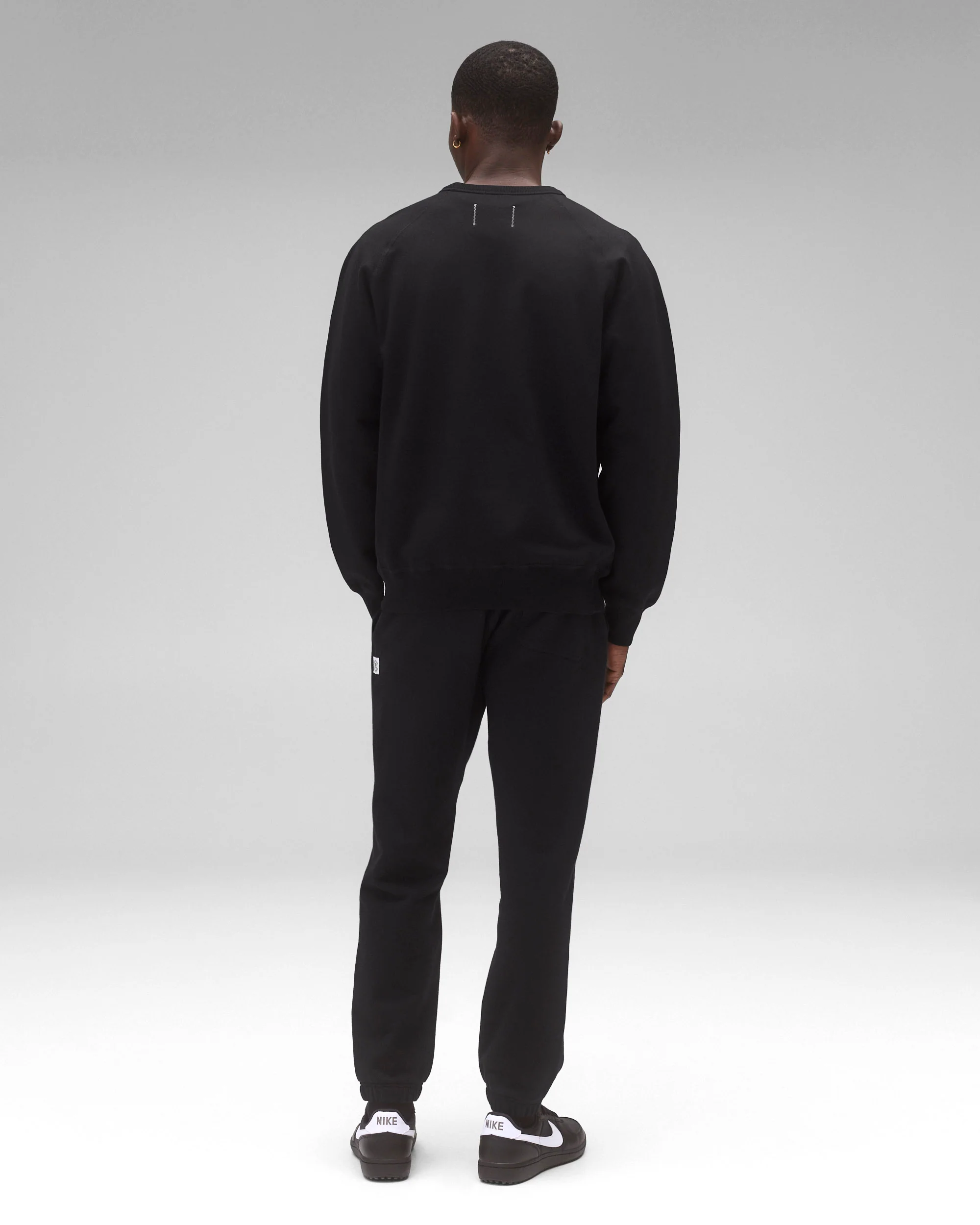 Midweight Terry Arch Logo Standard Crewneck