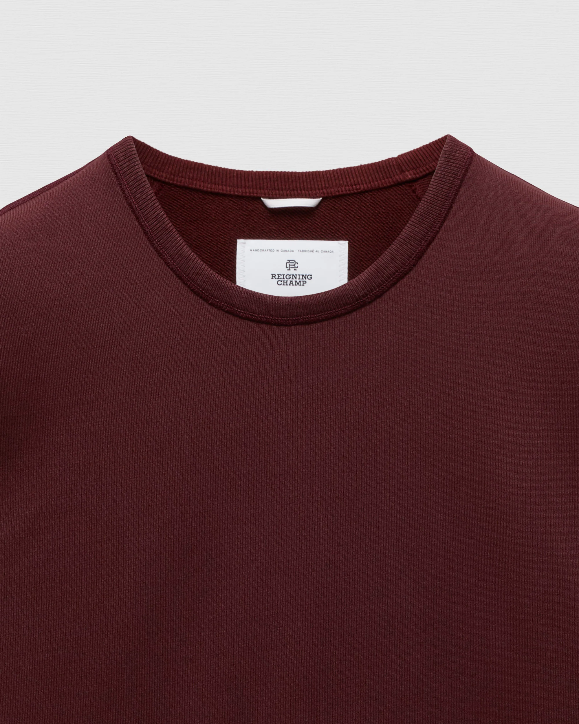 Midweight Terry Slim Crewneck