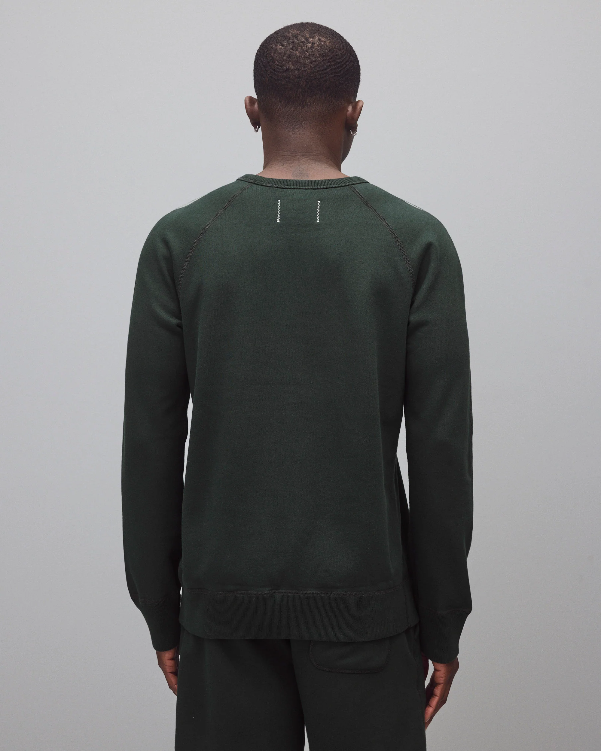 Midweight Terry Slim Crewneck