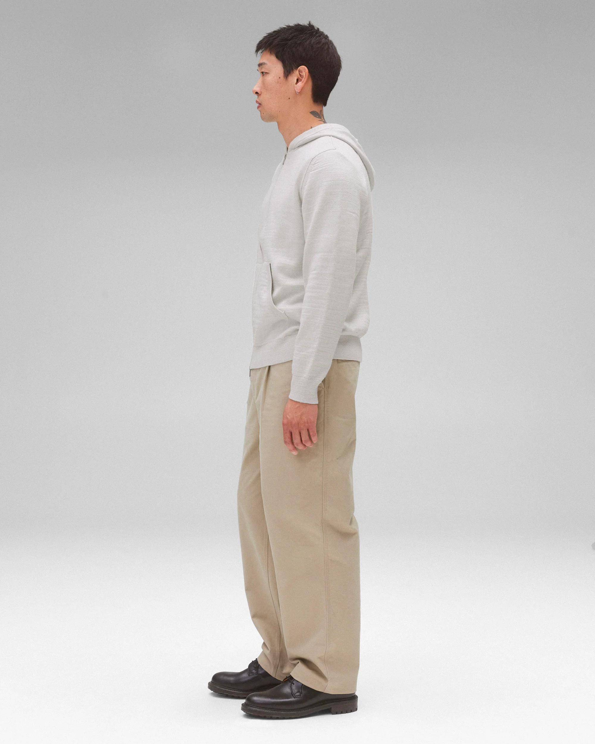 Cotton Slub Laurel Zip Hoodie