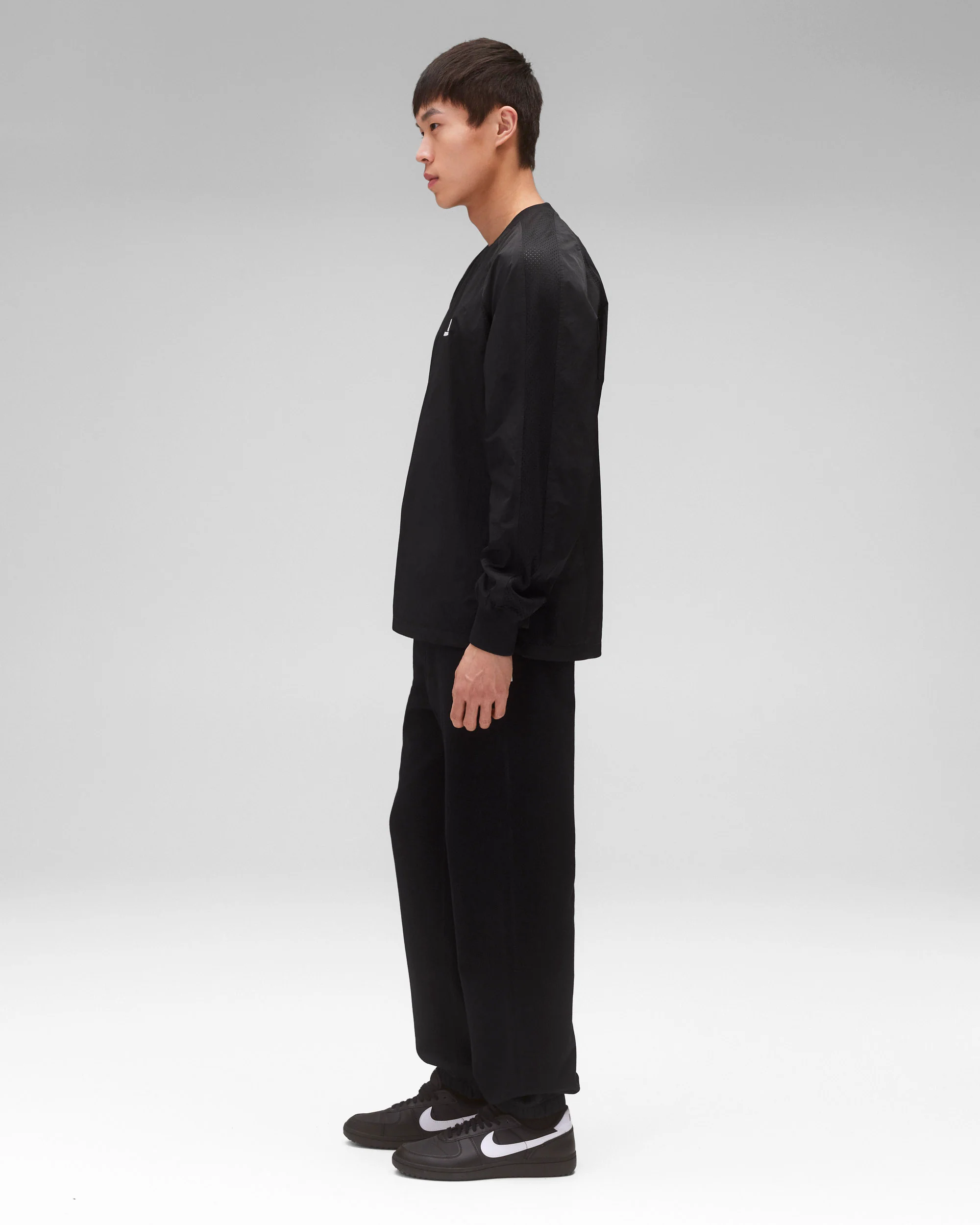 Crinkle Nylon Radar Standard Crewneck