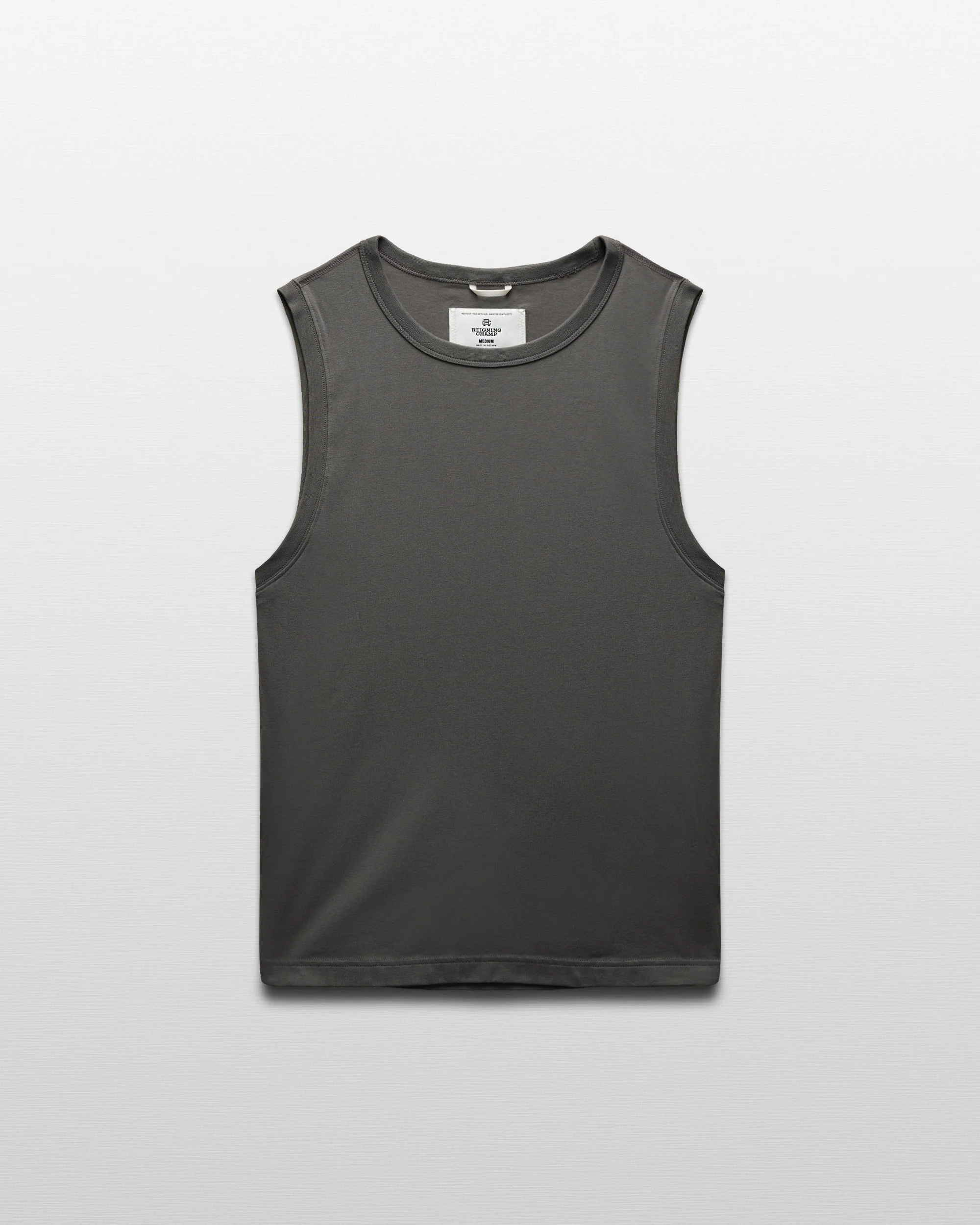 Dual Jersey Slim Sleeveless Shirt