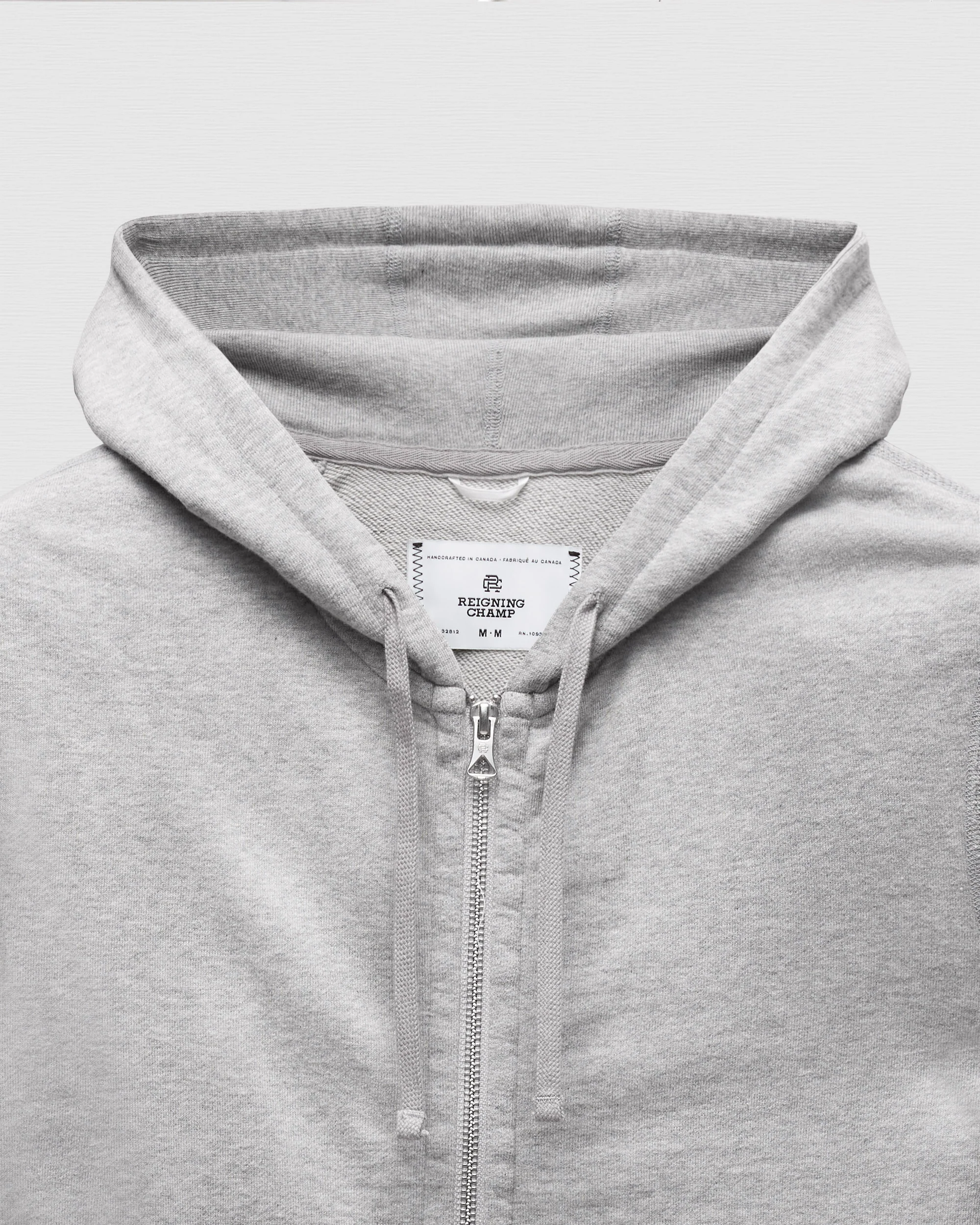 Lightweight Terry Slim Zip Hoodie - Vault