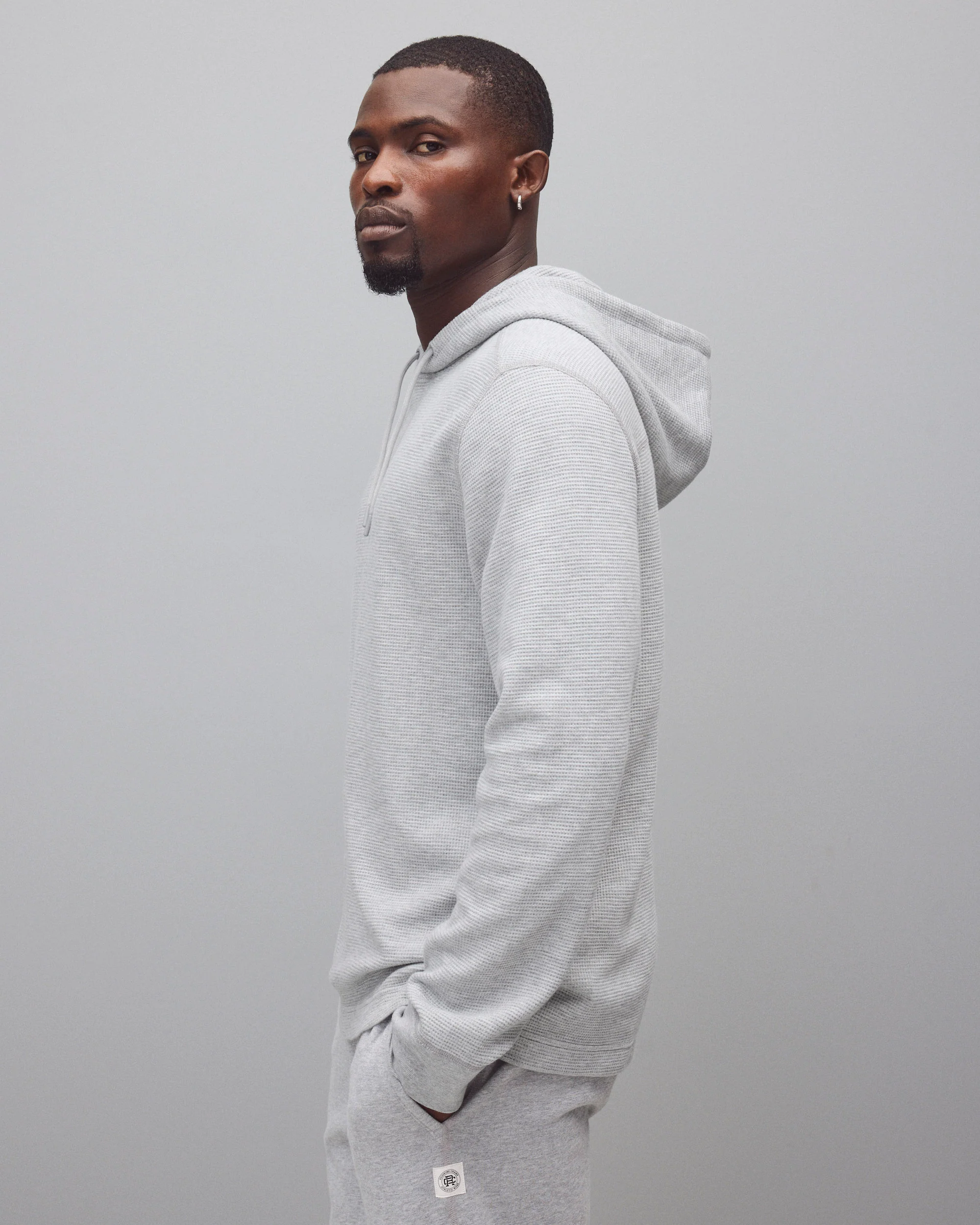 Lightweight Waffle Standard Hoodie