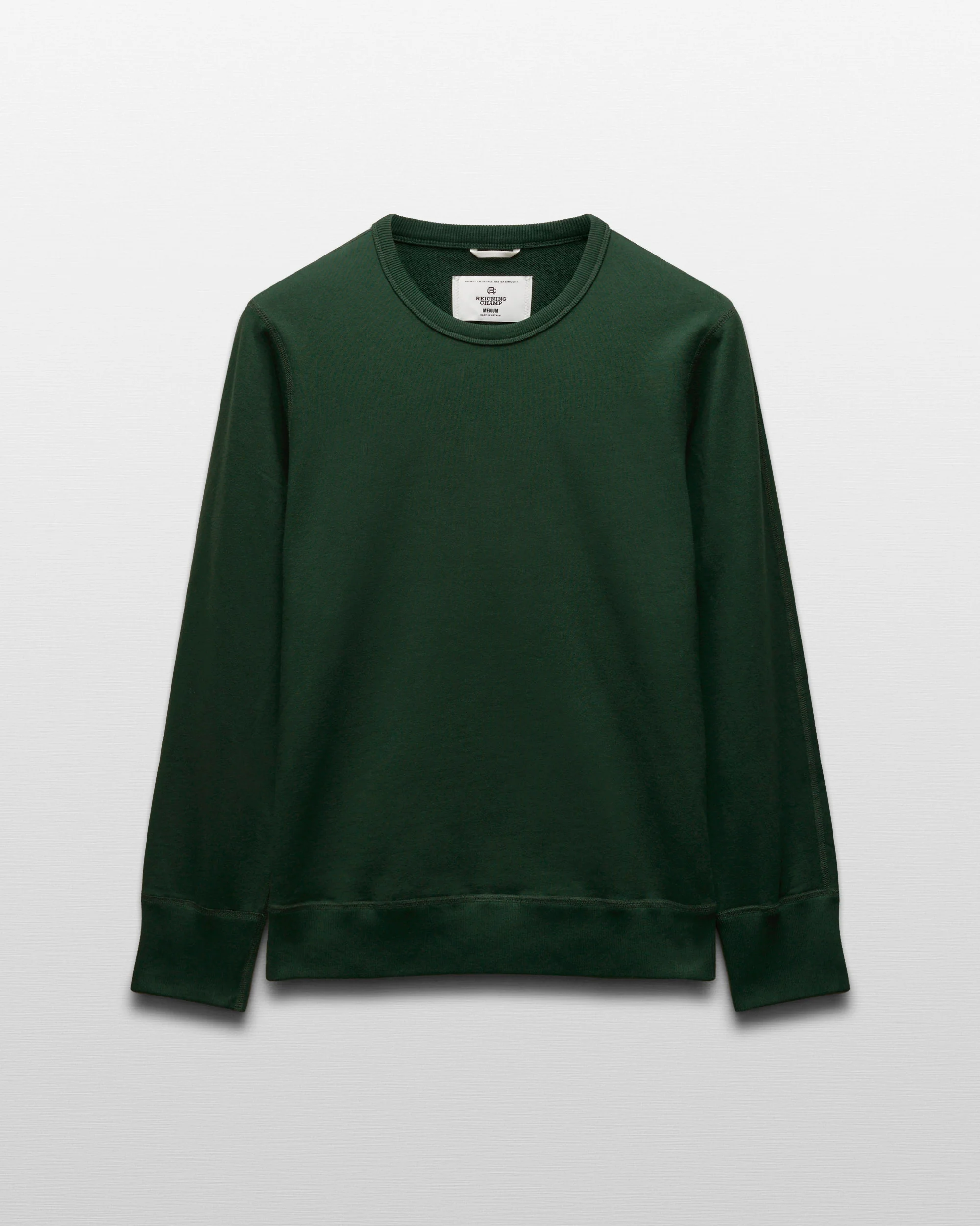 Midweight Terry Slim Crewneck