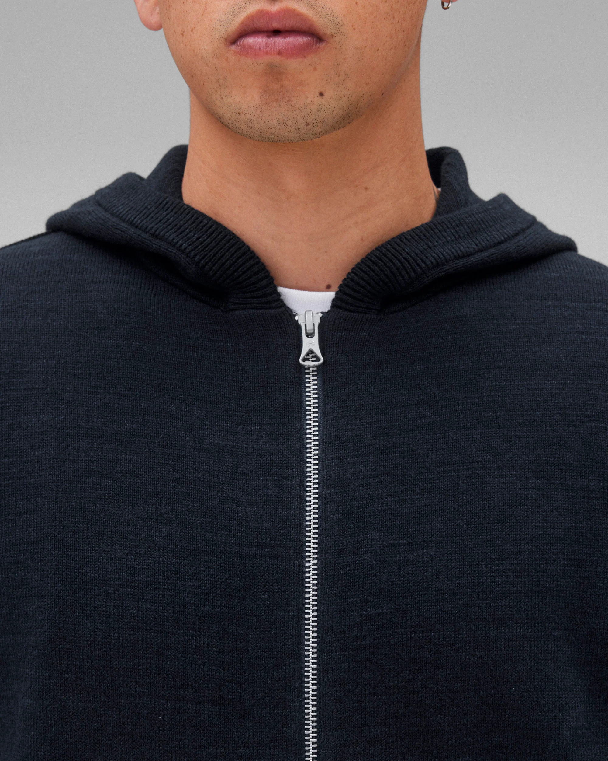 Cotton Slub Laurel Zip Hoodie