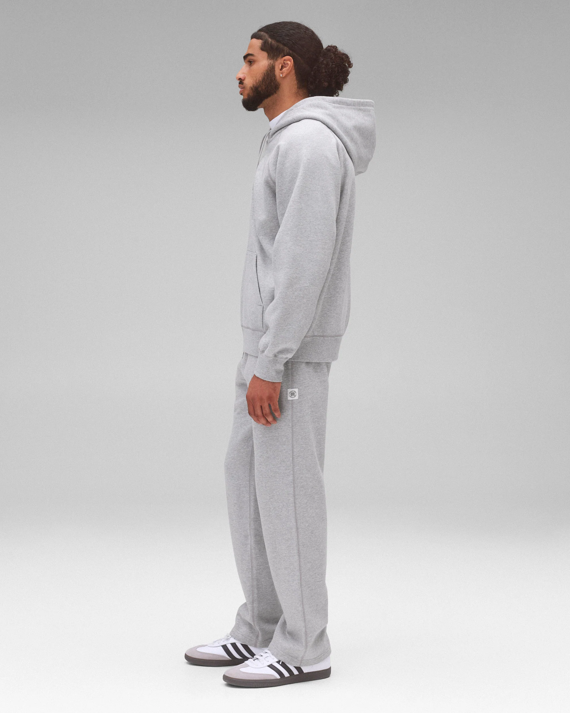 Brushed Fleece Standard Zip Hoodie