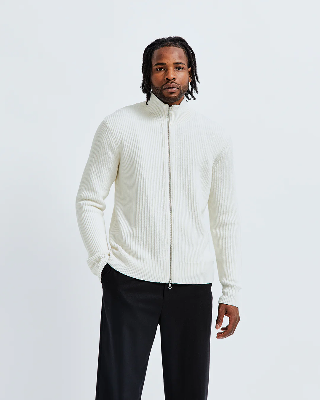 Heavyweight Merino Vinnie Track Jacket - Vault