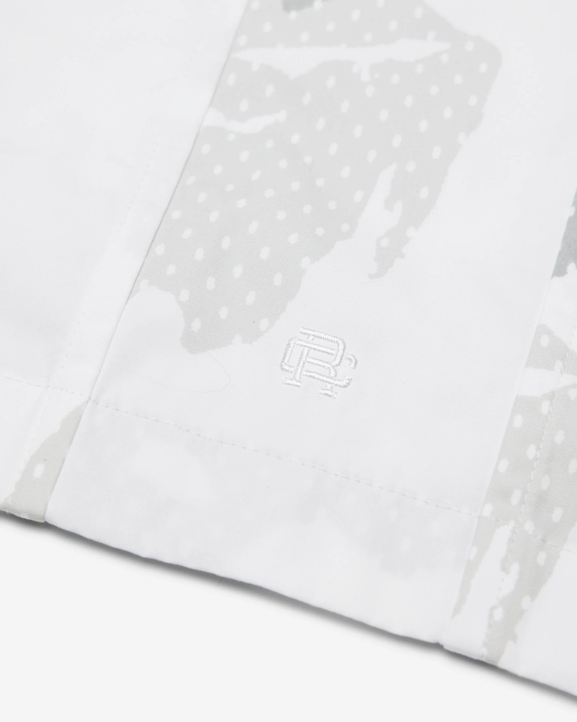 Cotton Poplin Botanical Relaxed Camp Shirt