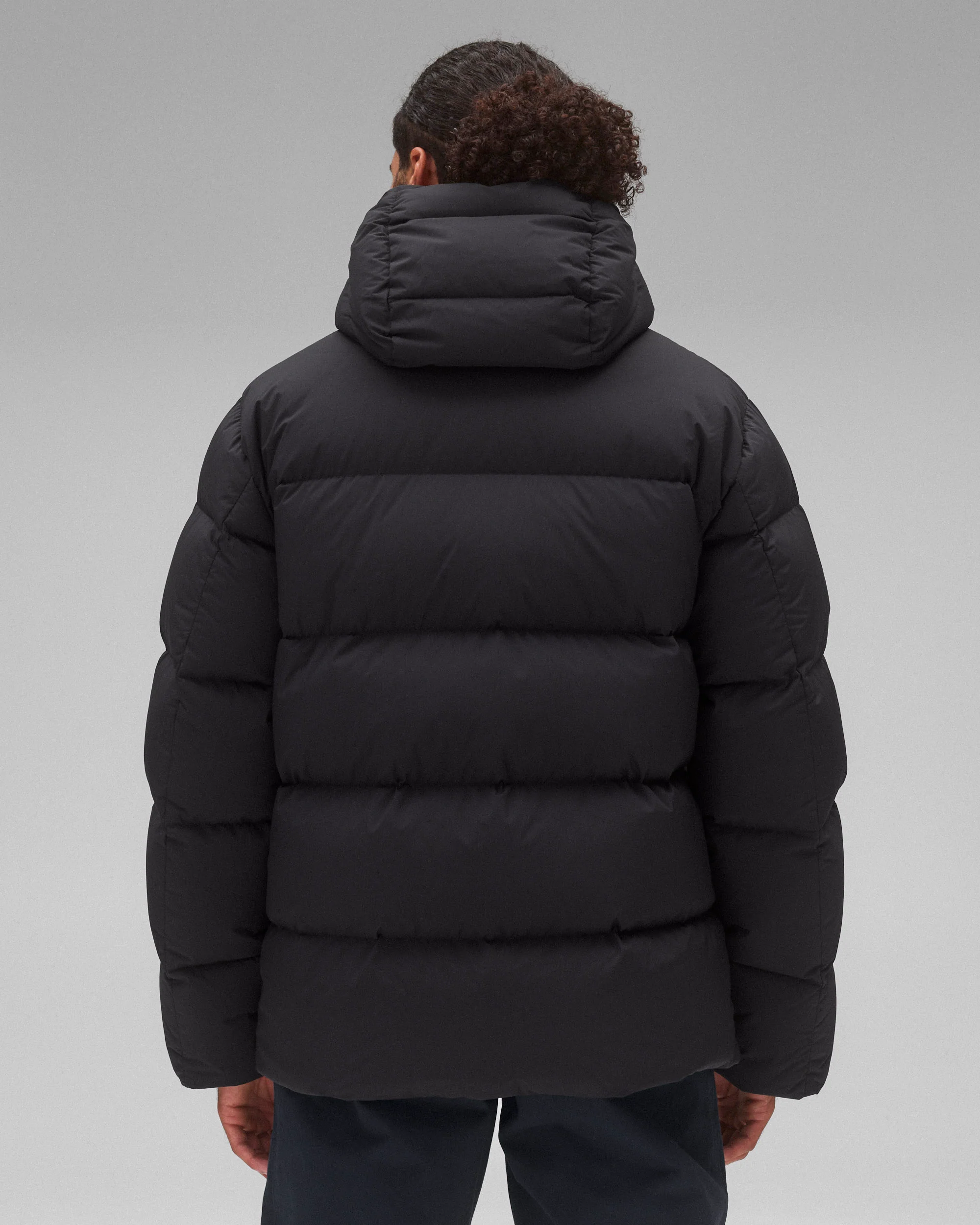 Matte Ripstop Franchise Hooded Down Jacket