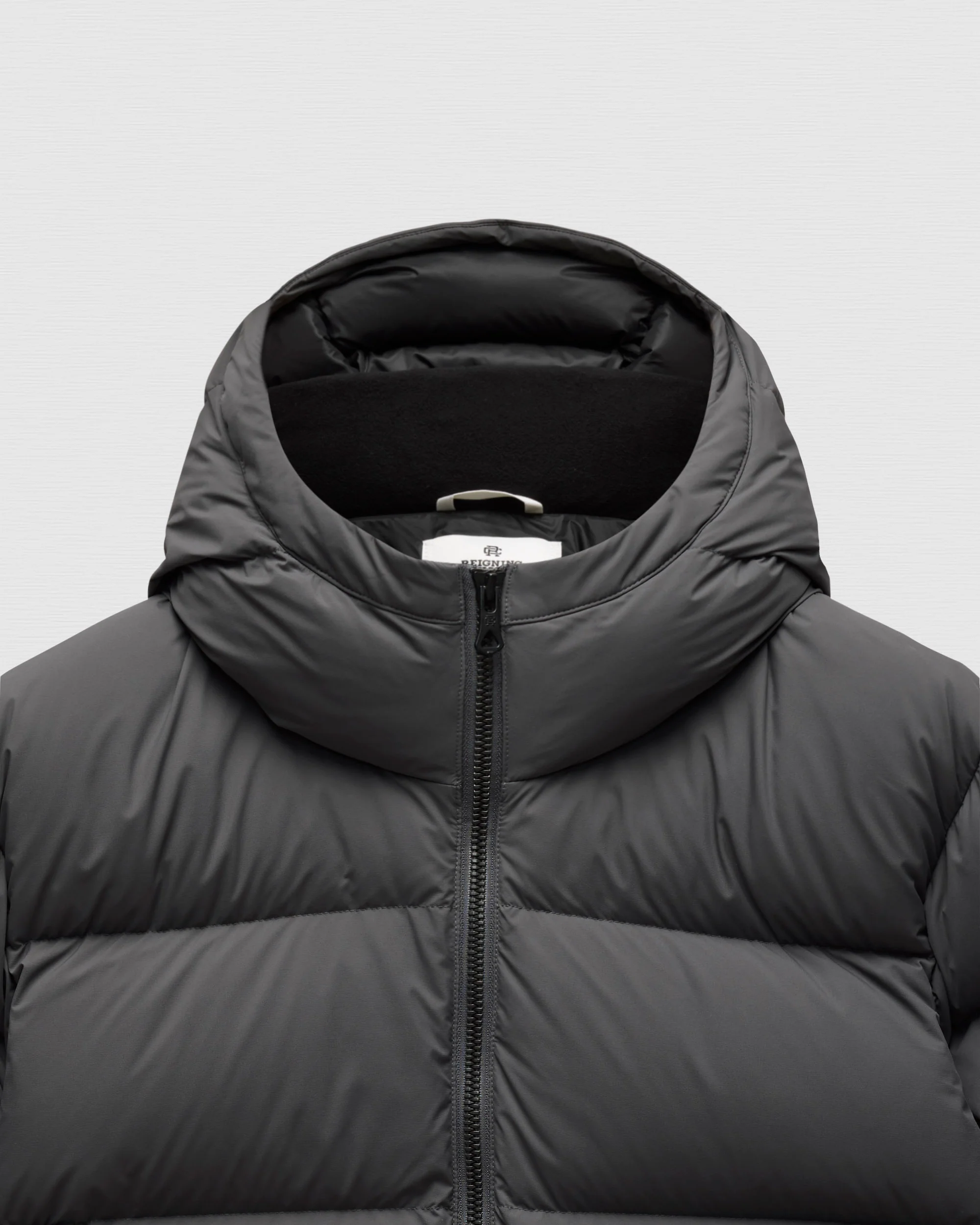 Matte Ripstop Franchise Hooded Down Jacket