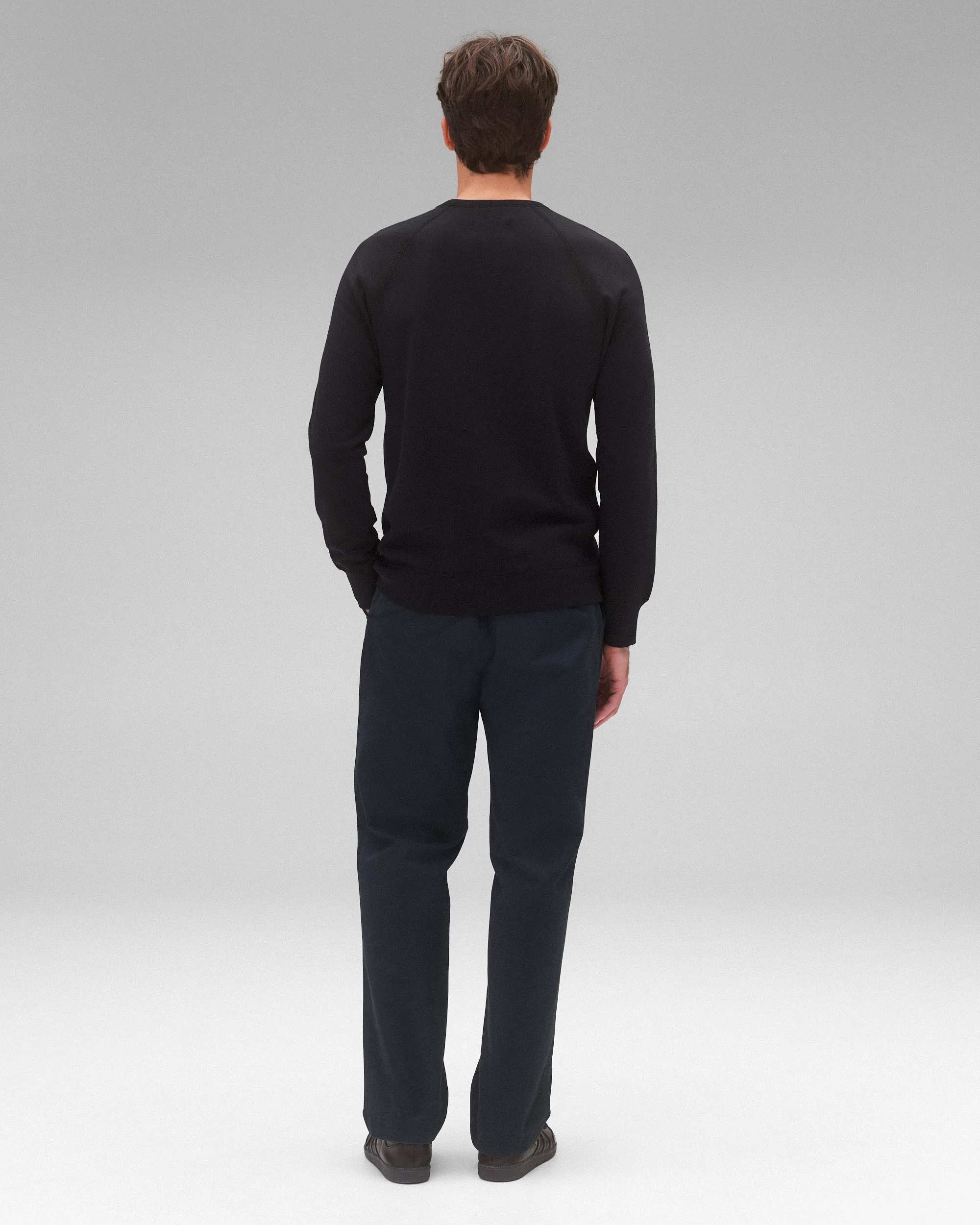 Lightweight Terry Slim Crewneck - Vault