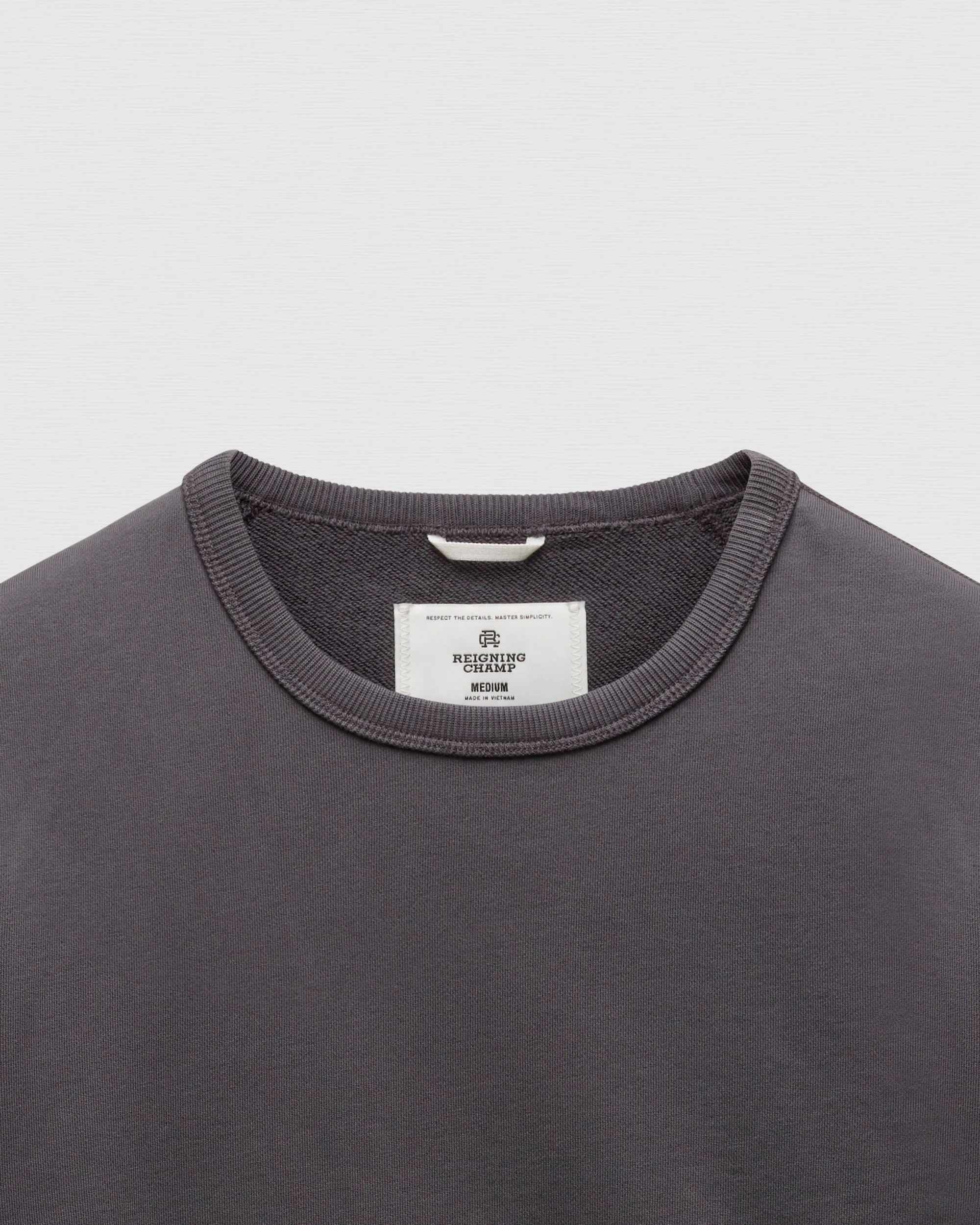 Midweight Terry Slim Crewneck