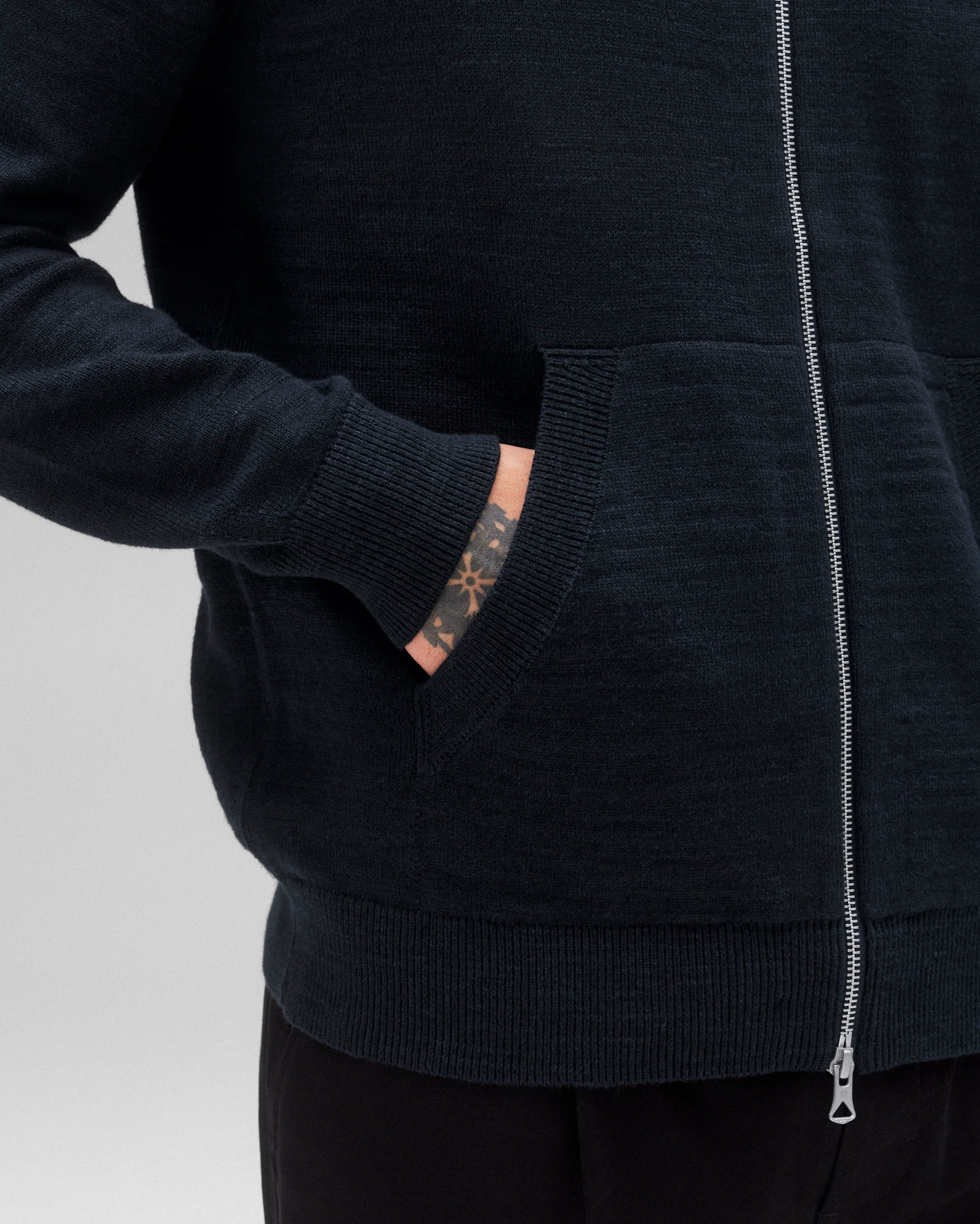 Cotton Slub Laurel Zip Hoodie