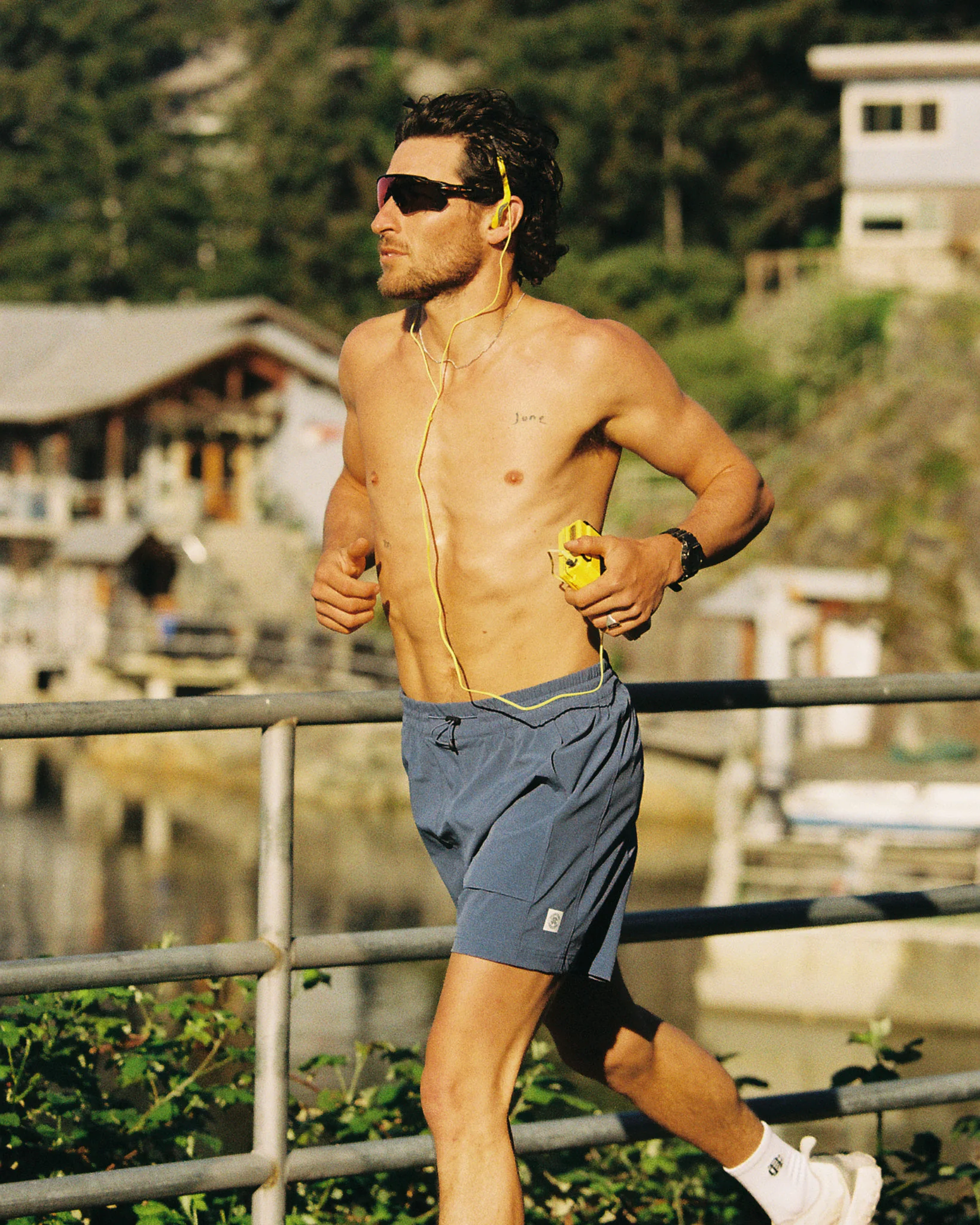 Stretch Nylon Utility Standard Swim Short 6