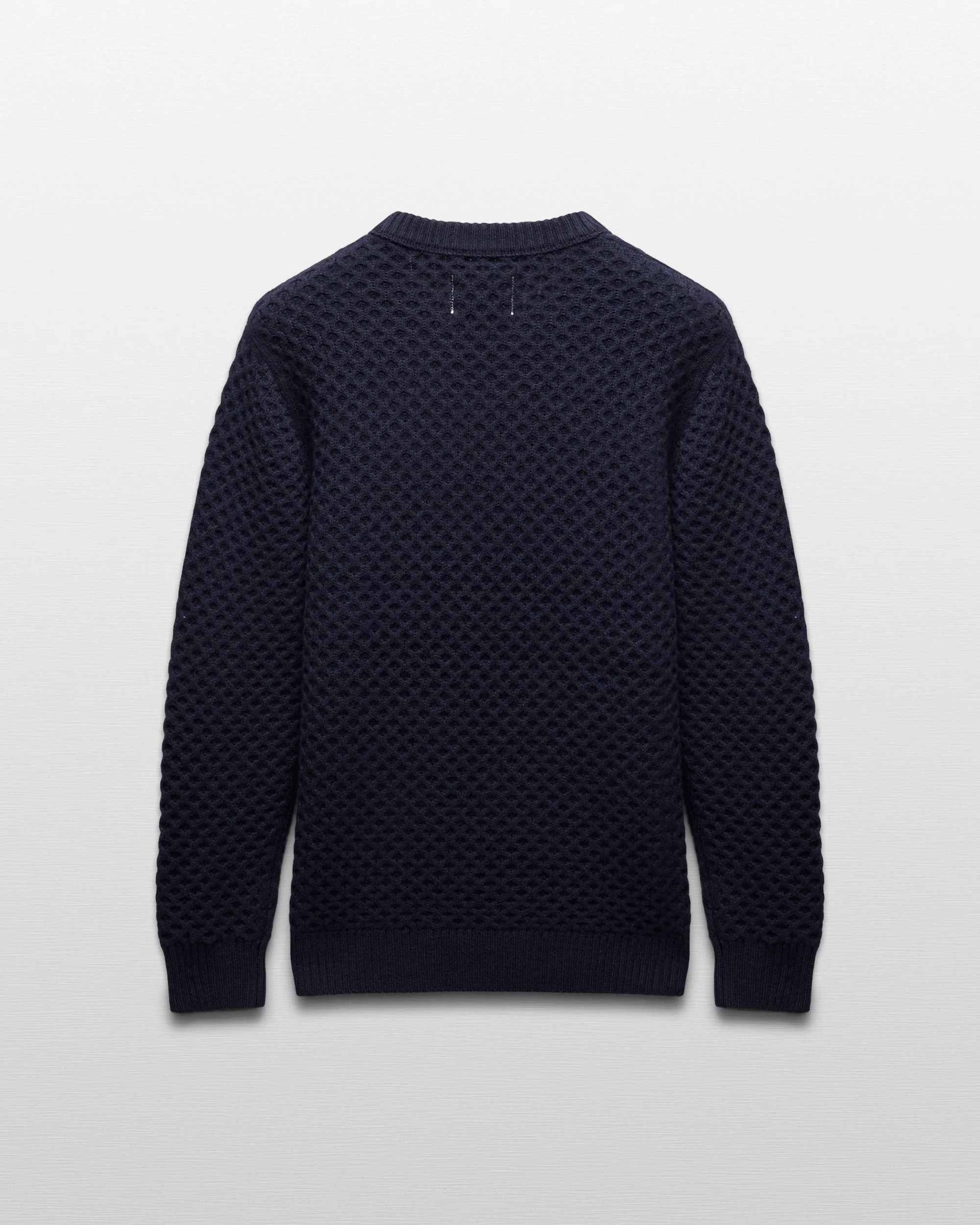 Merino Honeycomb Crewneck