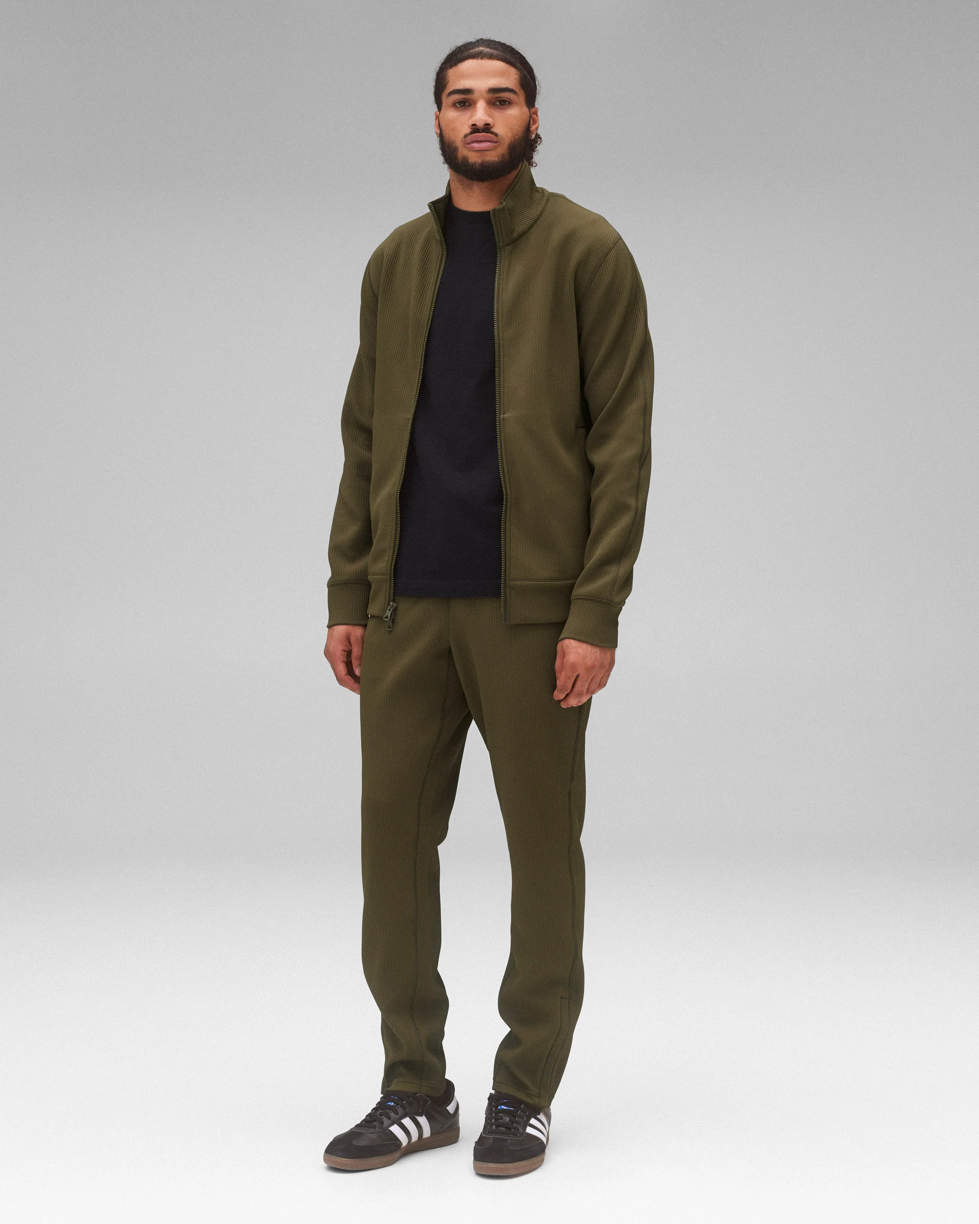 Double Knit Rally Slim Track Jacket