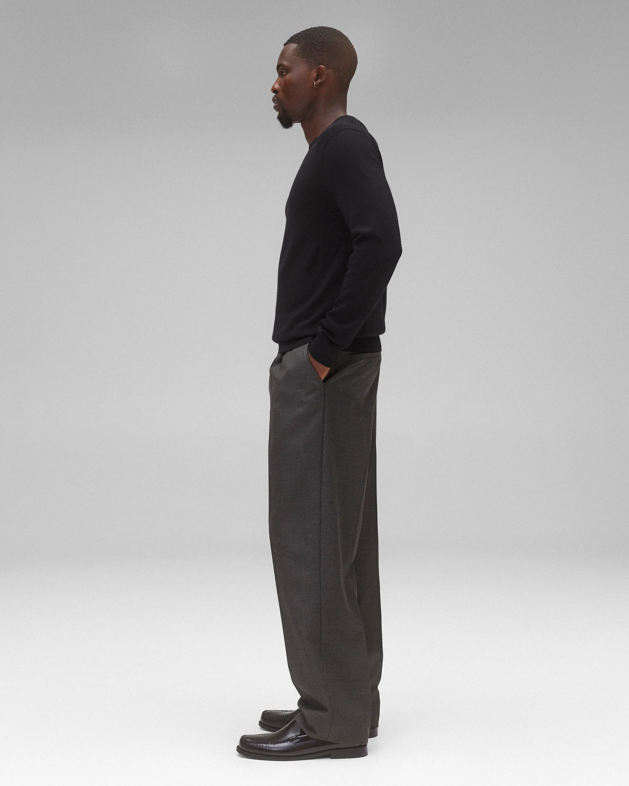 Wool Twill Sophomore Relaxed Trouser