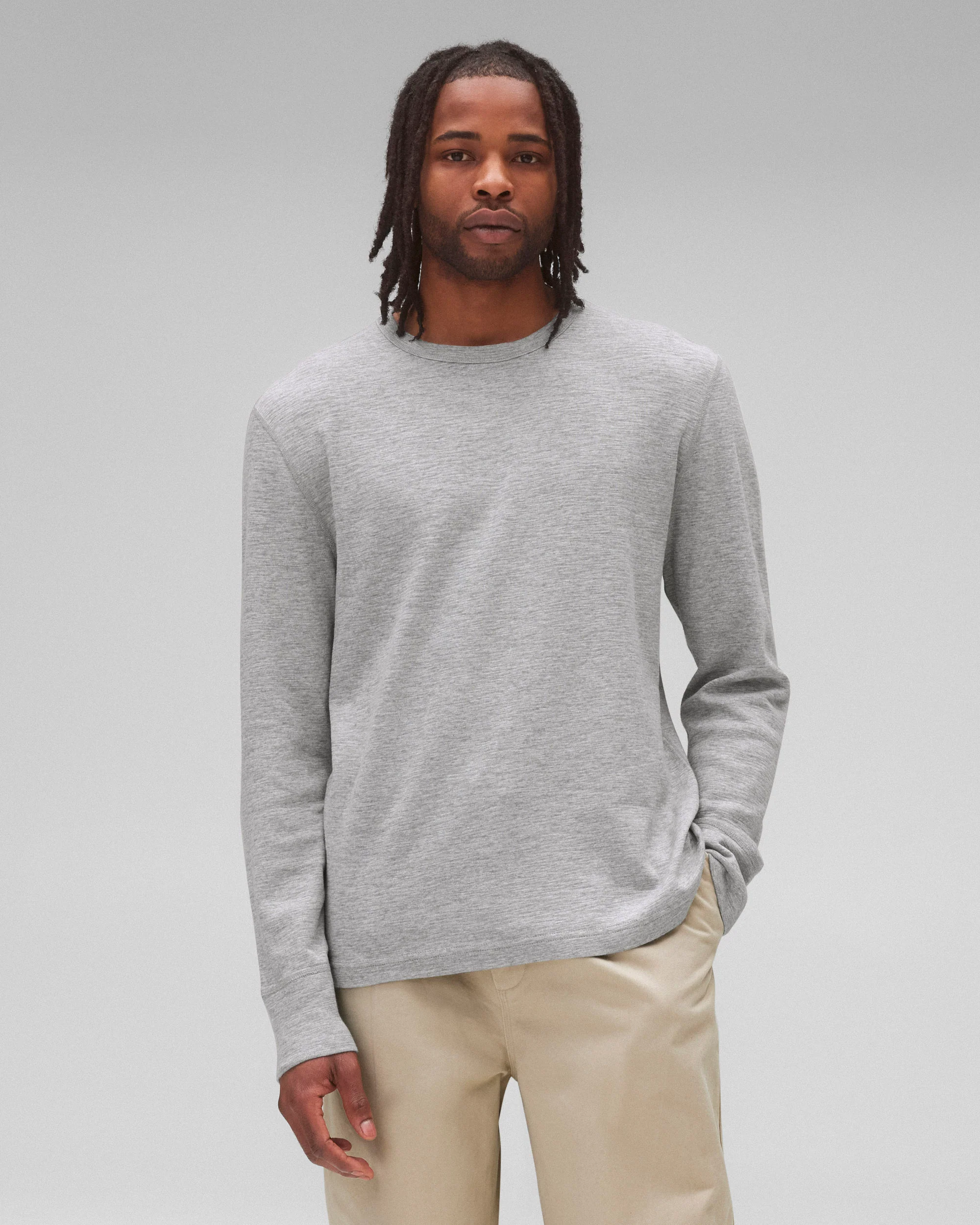 1x1 Slub Slim Long Sleeve