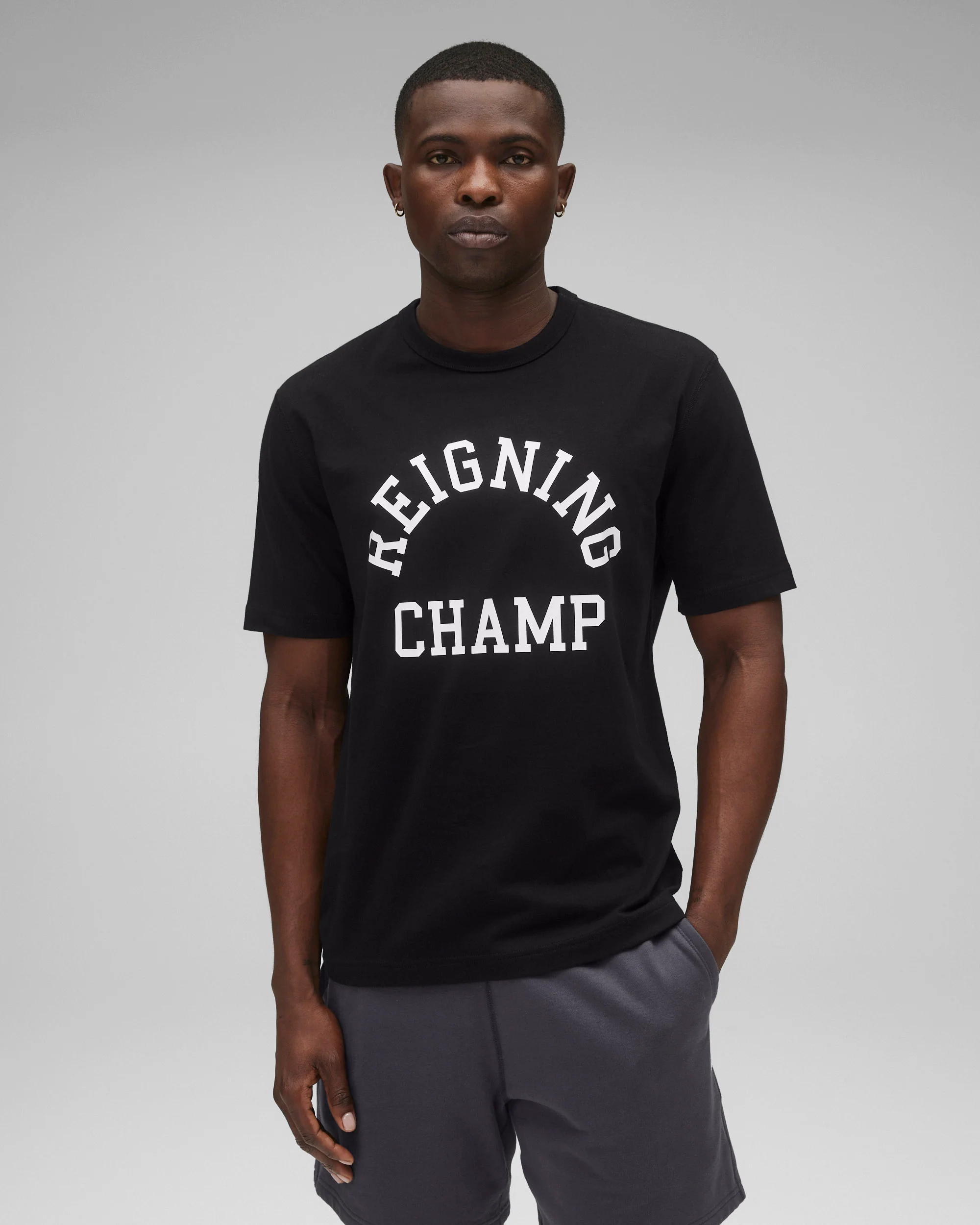 Lightweight Jersey Arch Logo Standard T-Shirt