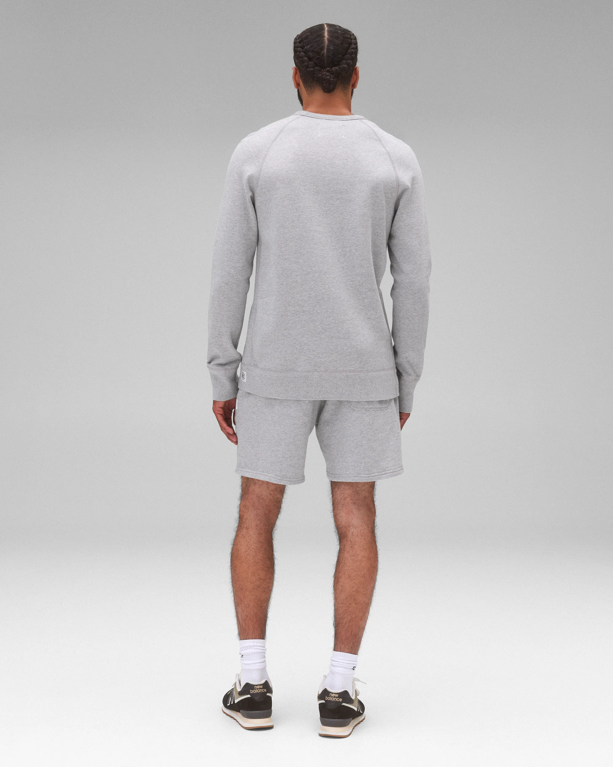 Midweight Terry Slim Crewneck