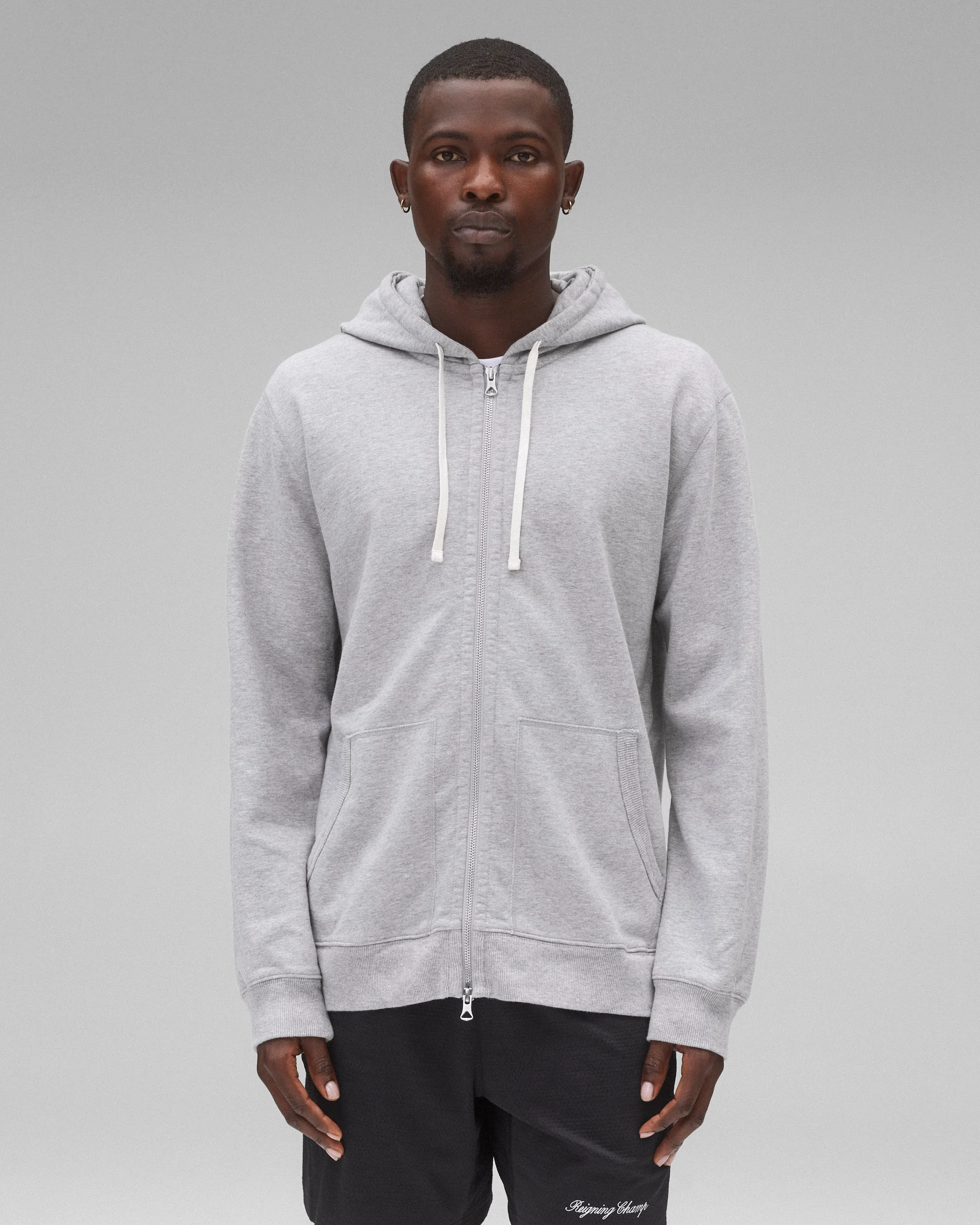 Midweight Terry Classic Full Zip Hoodie - Vault