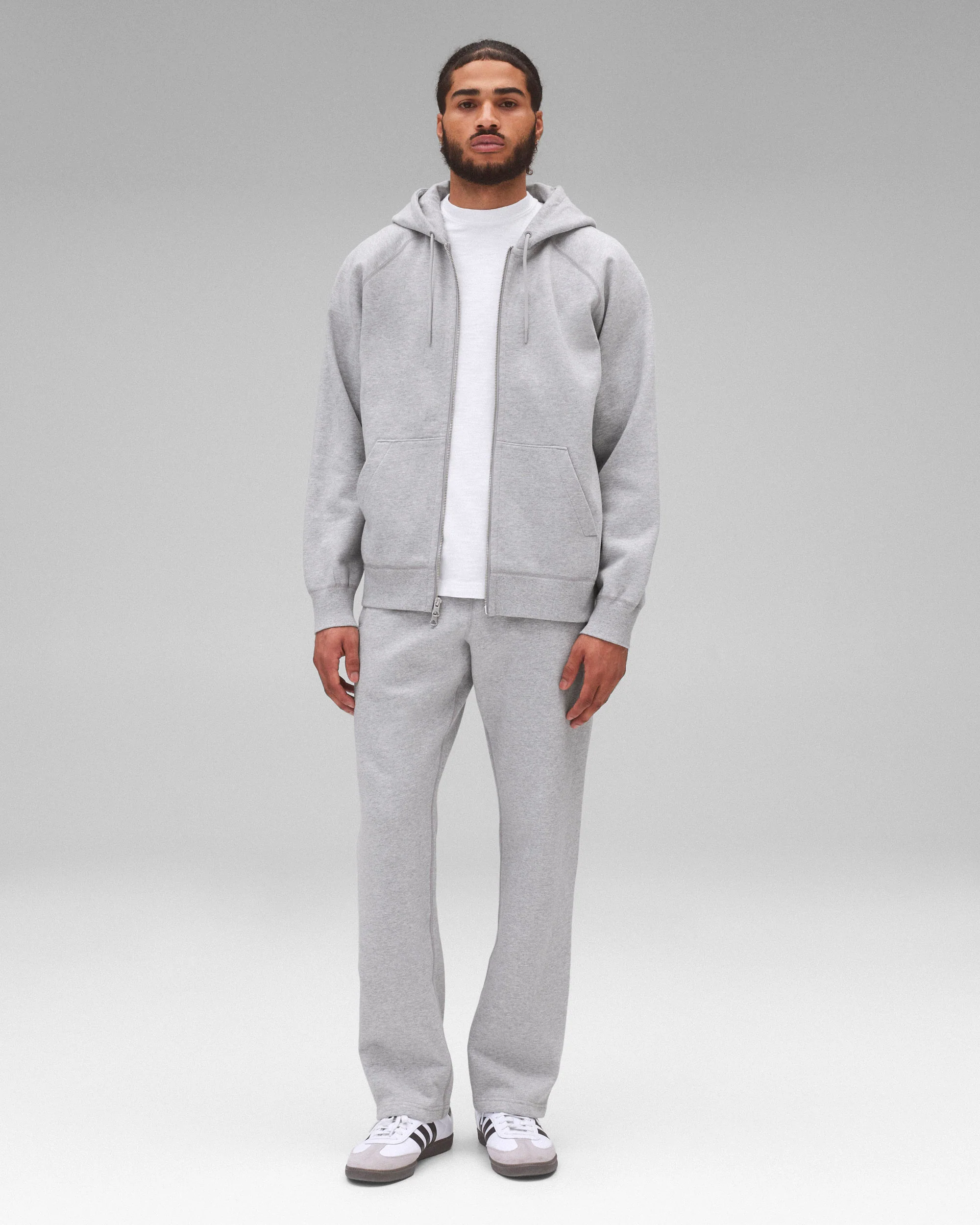 Brushed Fleece Standard Zip Hoodie