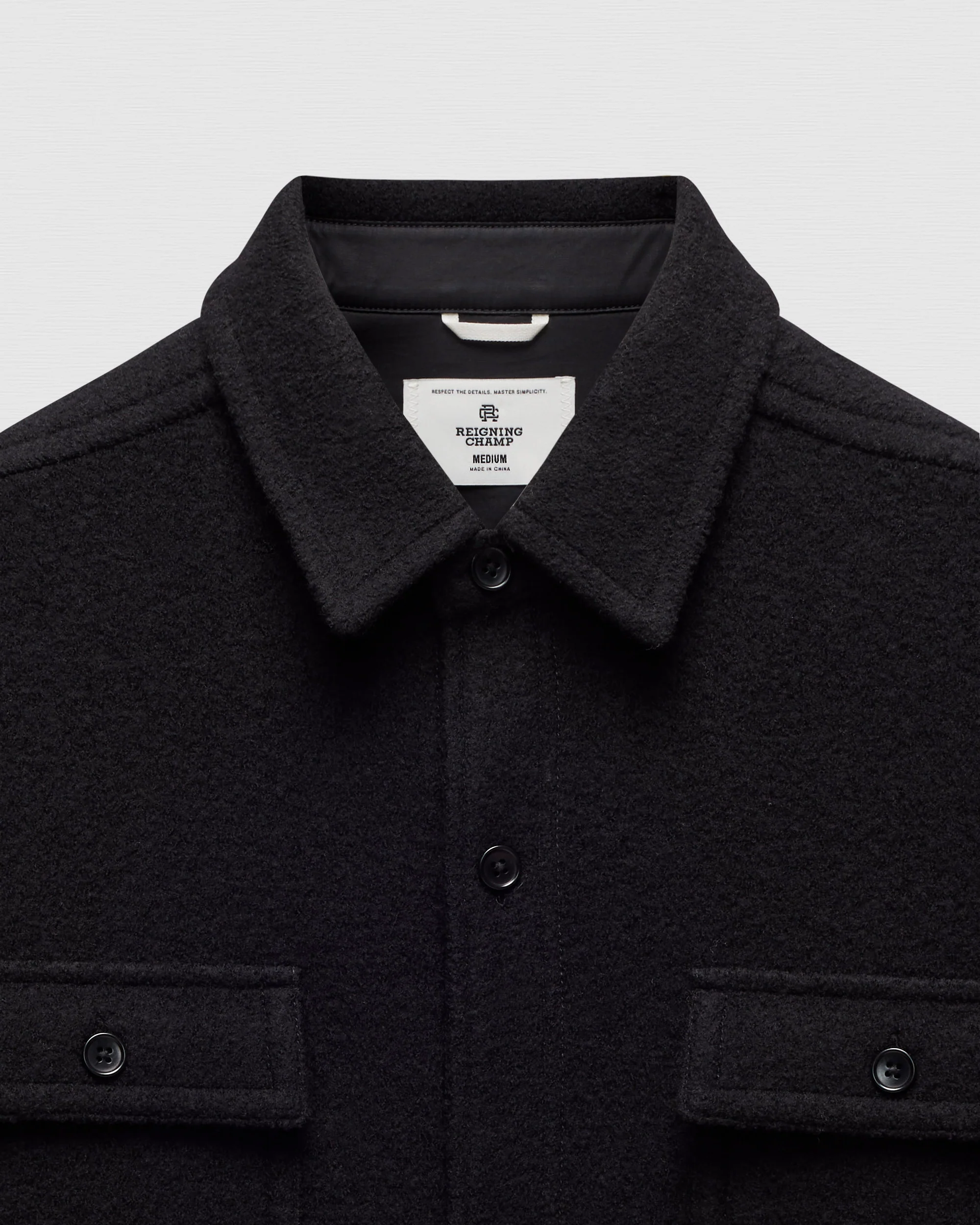 Boiled Wool Warden Overshirt