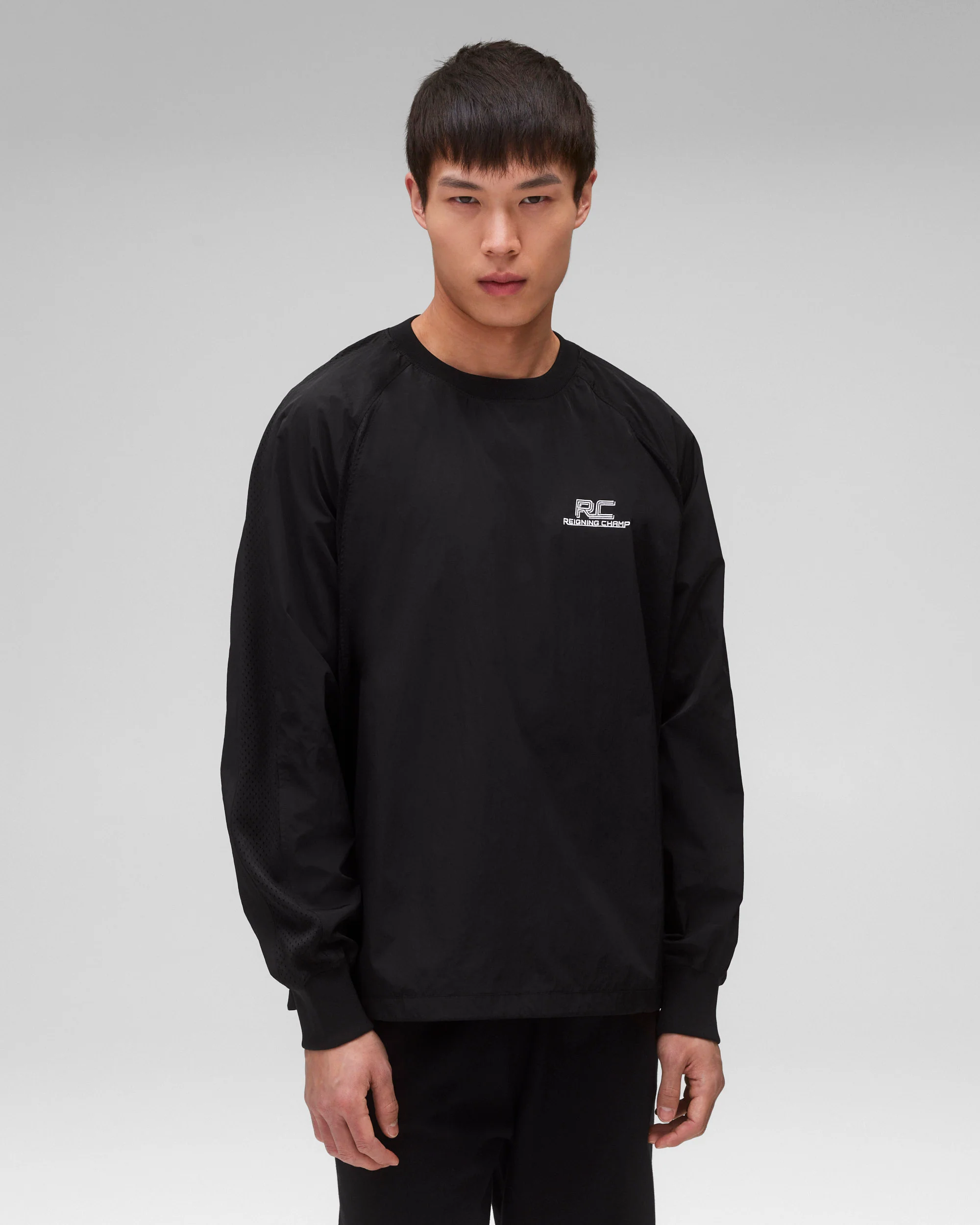 Crinkle Nylon Radar Standard Crewneck