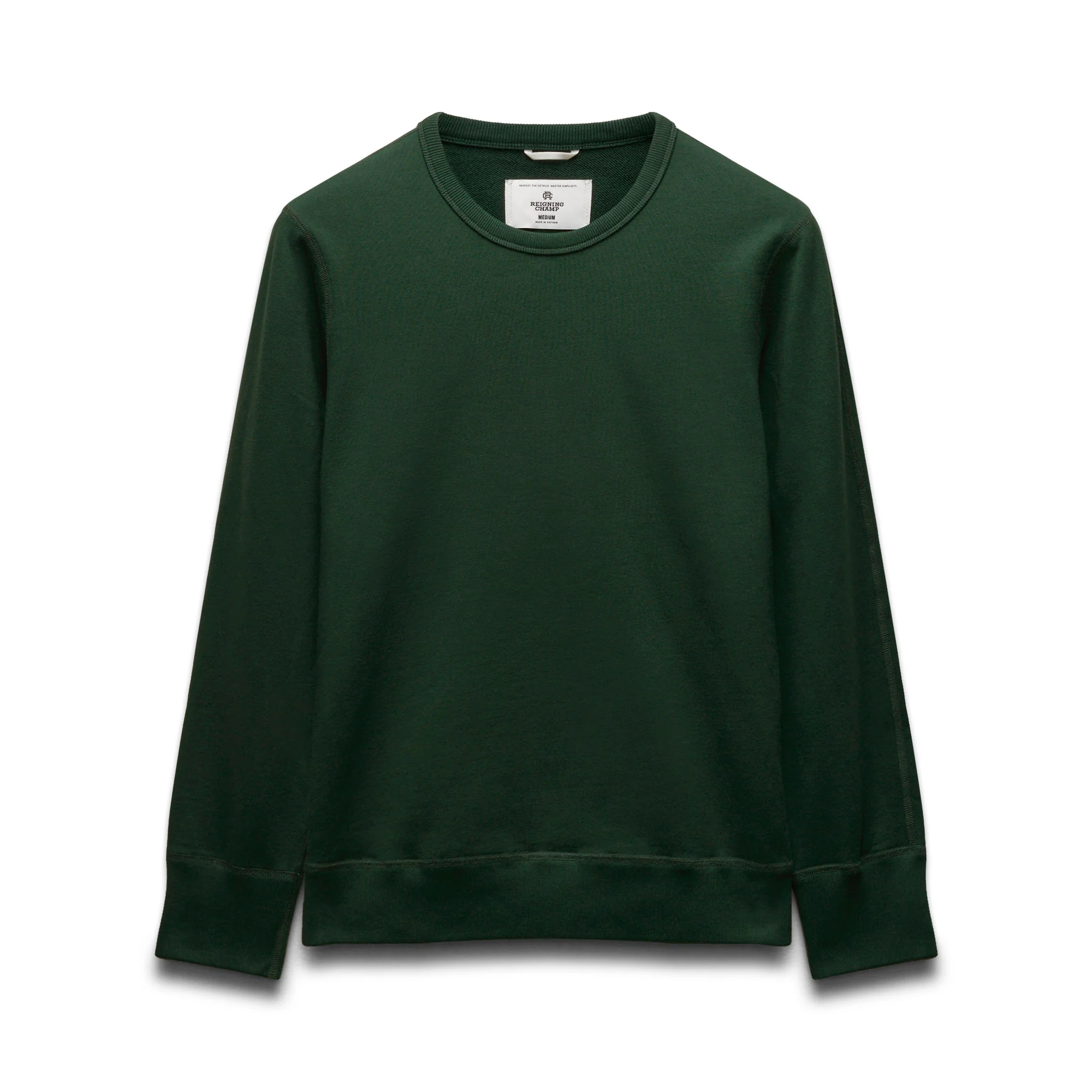 Midweight Terry Slim Crewneck