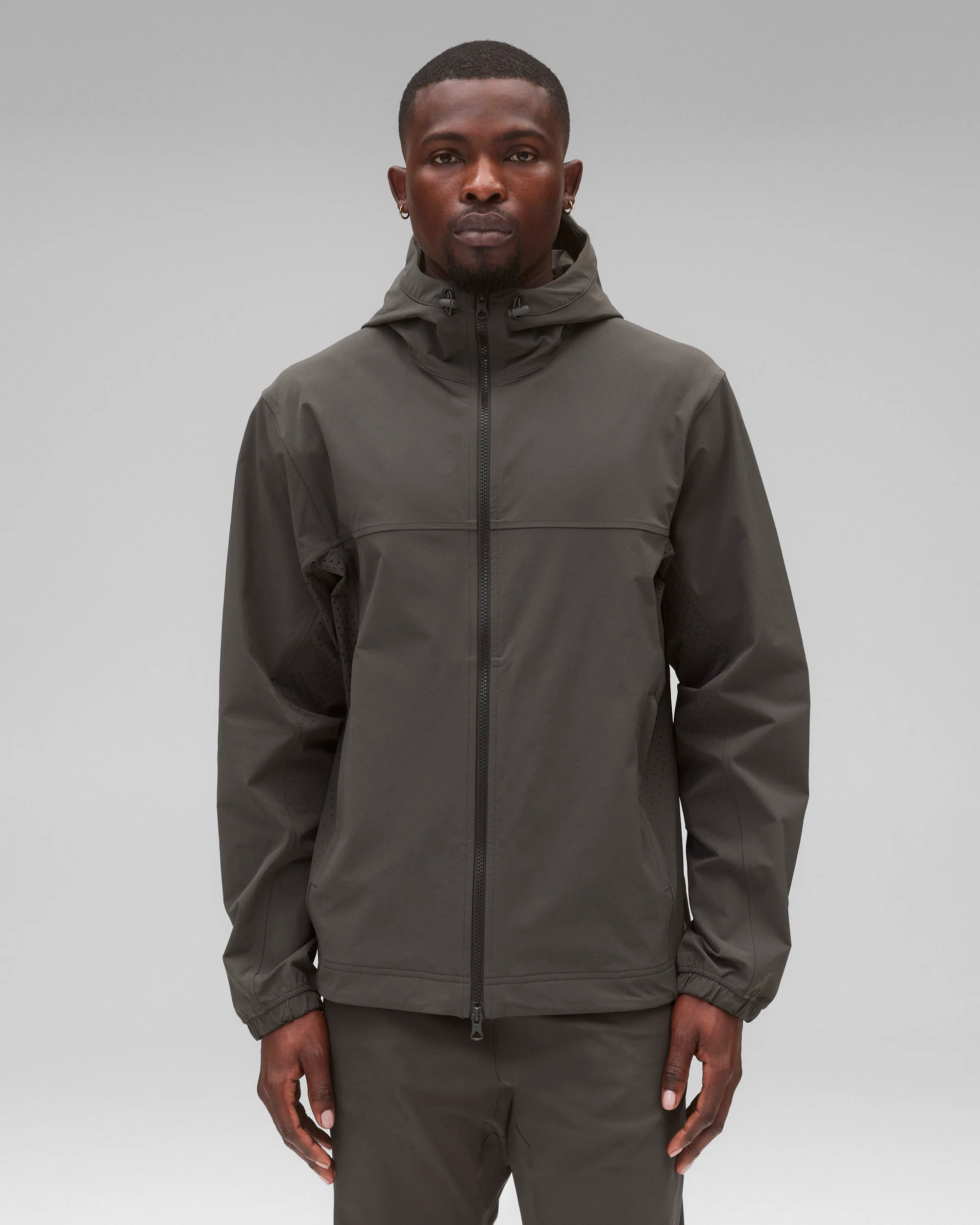 Nylon Oxford Ally Hooded Jacket