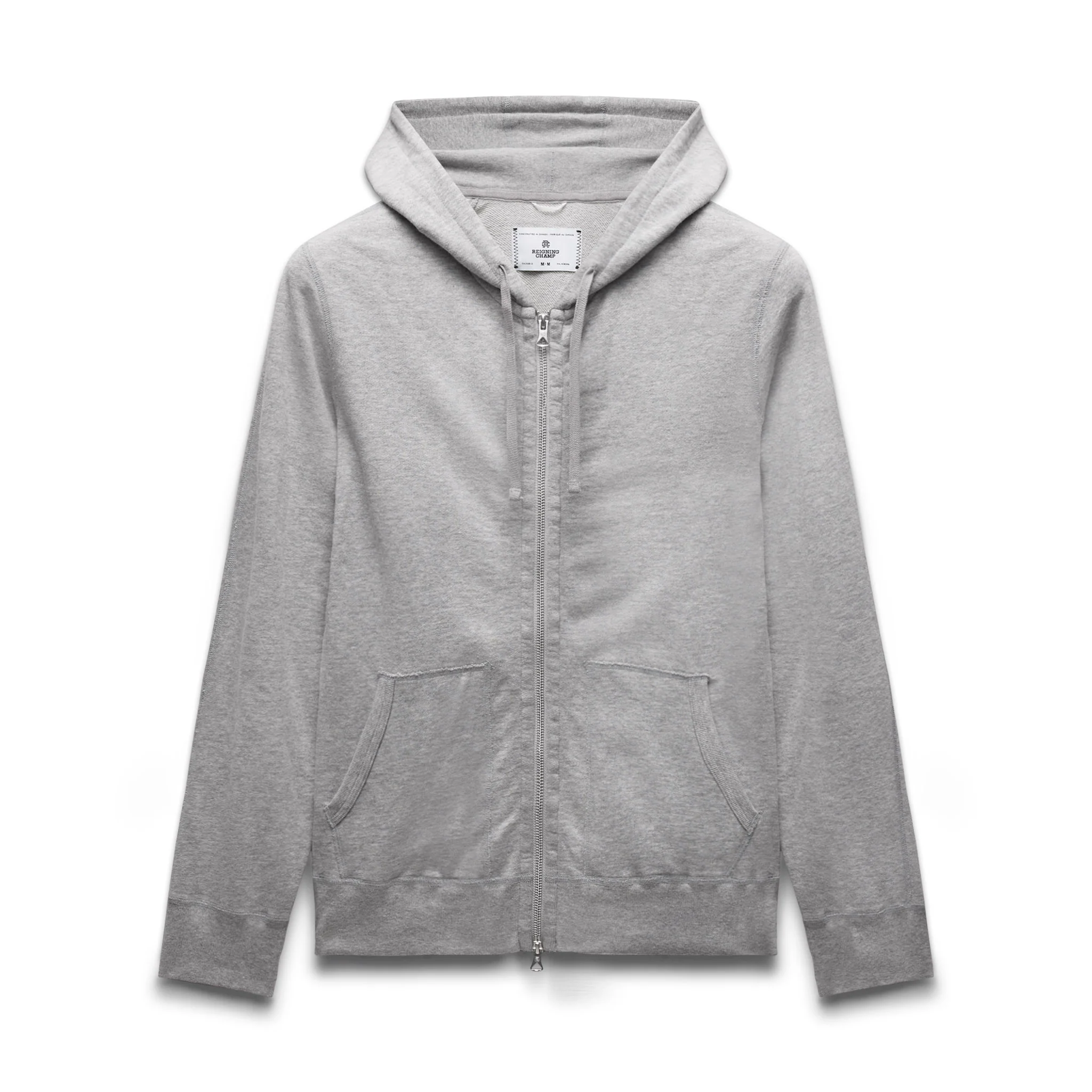 Lightweight Terry Slim Zip Hoodie - Vault