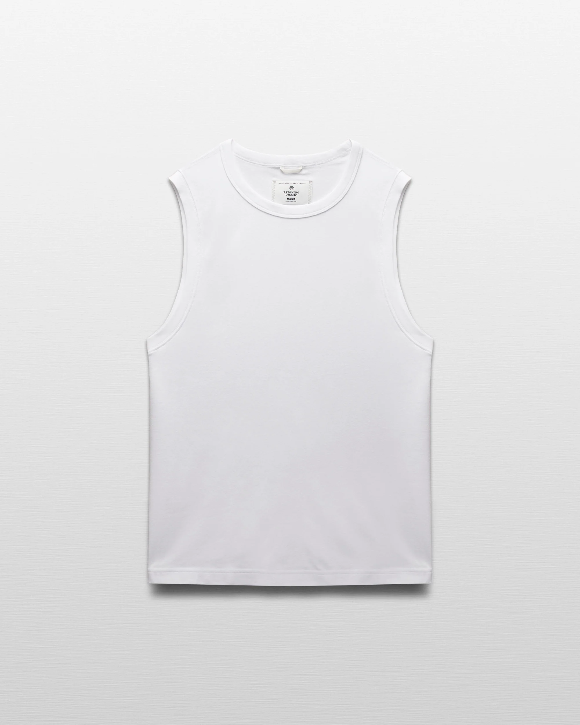 Dual Jersey Slim Sleeveless Shirt