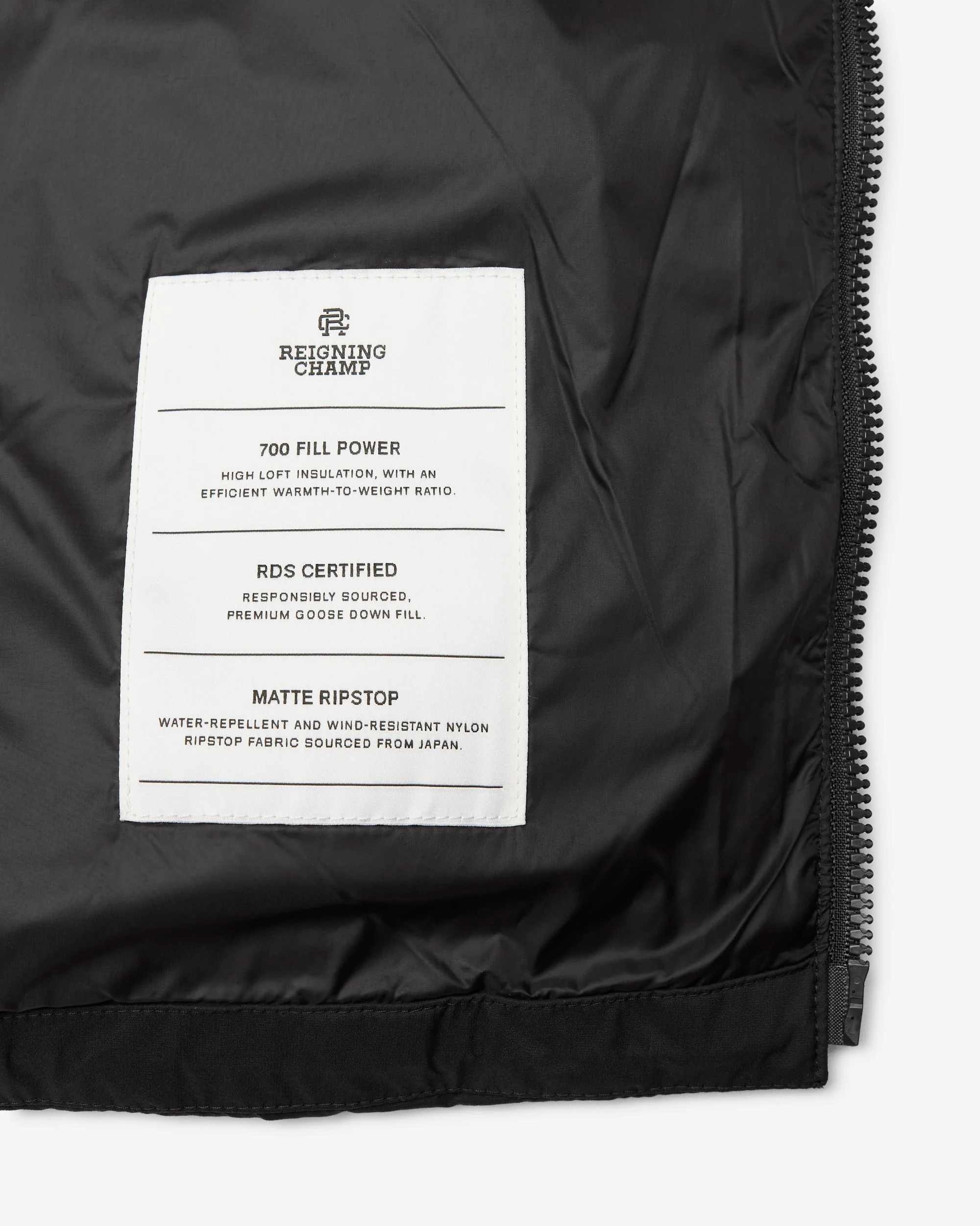 Matte Ripstop Franchise Hooded Down Jacket