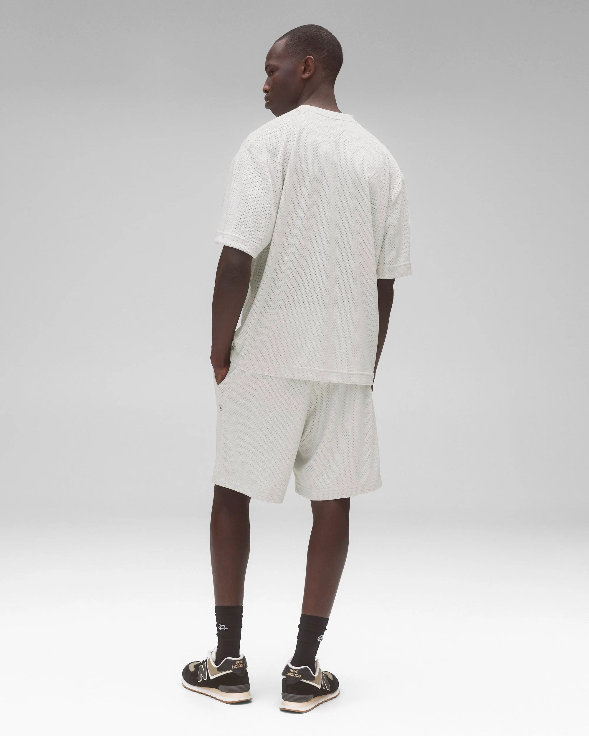 Athletic Mesh Collegiate Relaxed T-Shirt