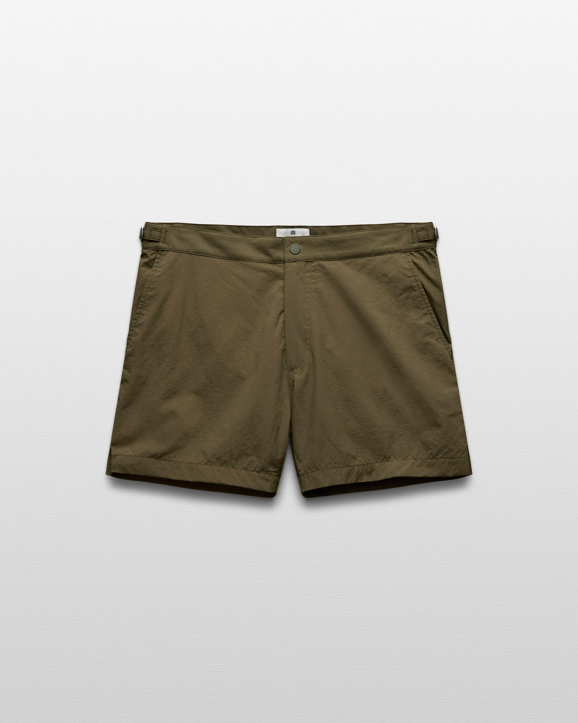Textured Nylon Deck Slim Swim Short 4.5