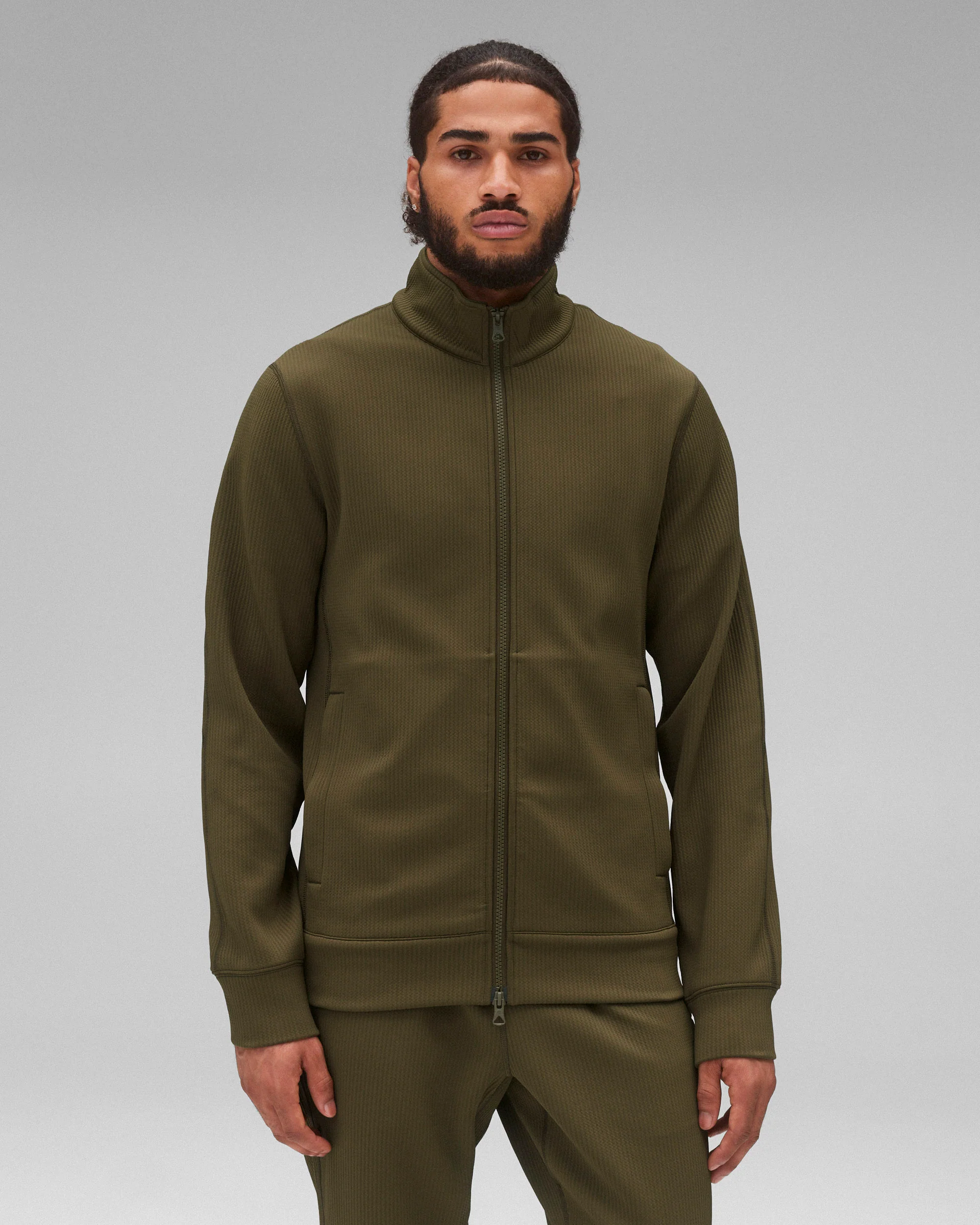 Double Knit Rally Slim Track Jacket